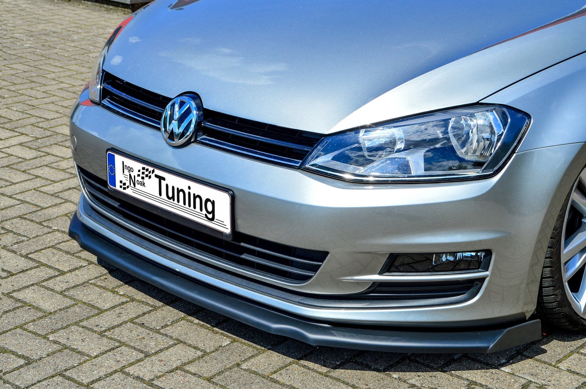 CUP Frontspoilerlippe mit Wing für VW Golf 7 AU Carbon Optik