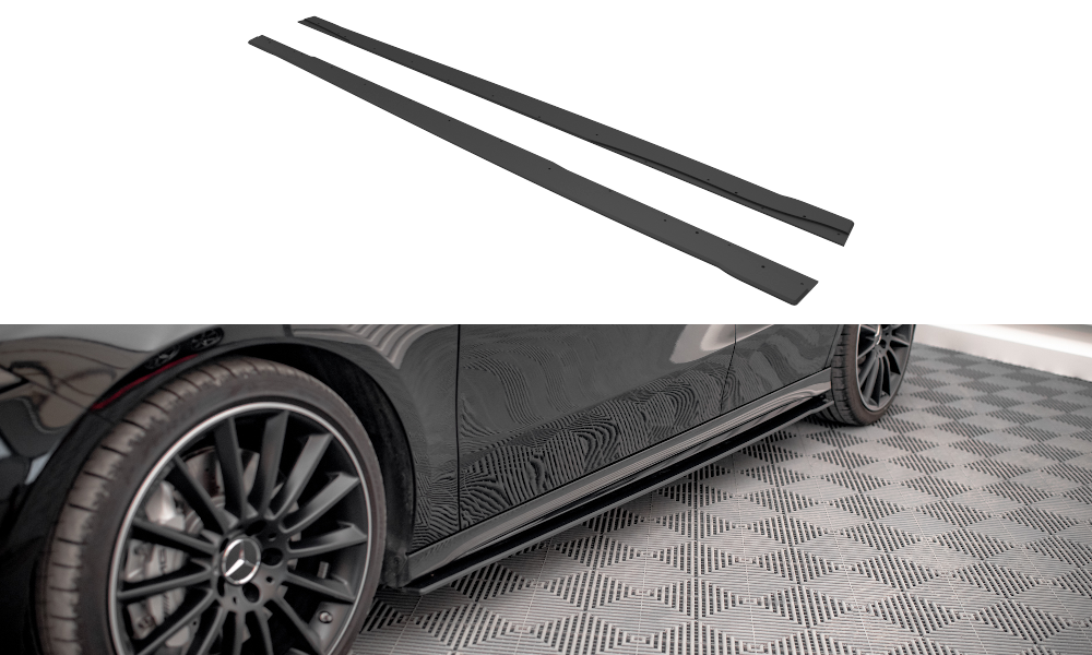 Street Pro Seitenschweller Leisten passend für Mercedes A35 AMG / AMG-Line Aero Pack W177