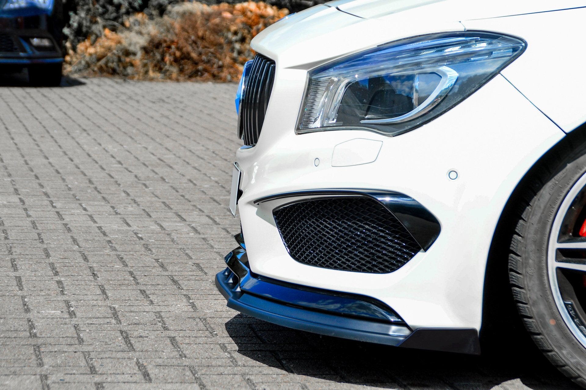 Cuplippe Spoilerlippe mit Wing ABS Mercedes CLA AMG-Line C117 Carbon Optik