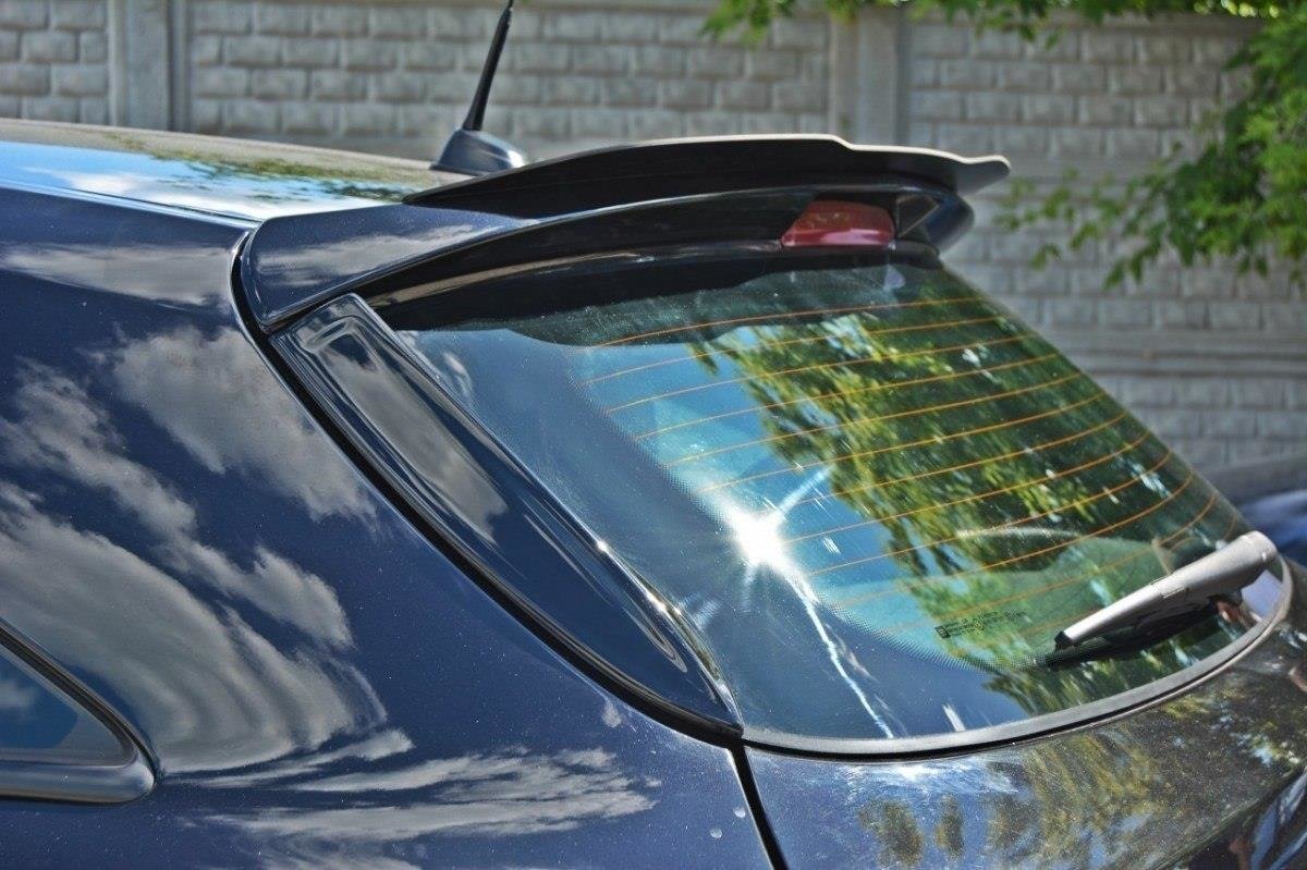 Seitliche Heck Spoiler Aufsätze passend für Opel Astra H FOR OPC / VXR schwarz matt