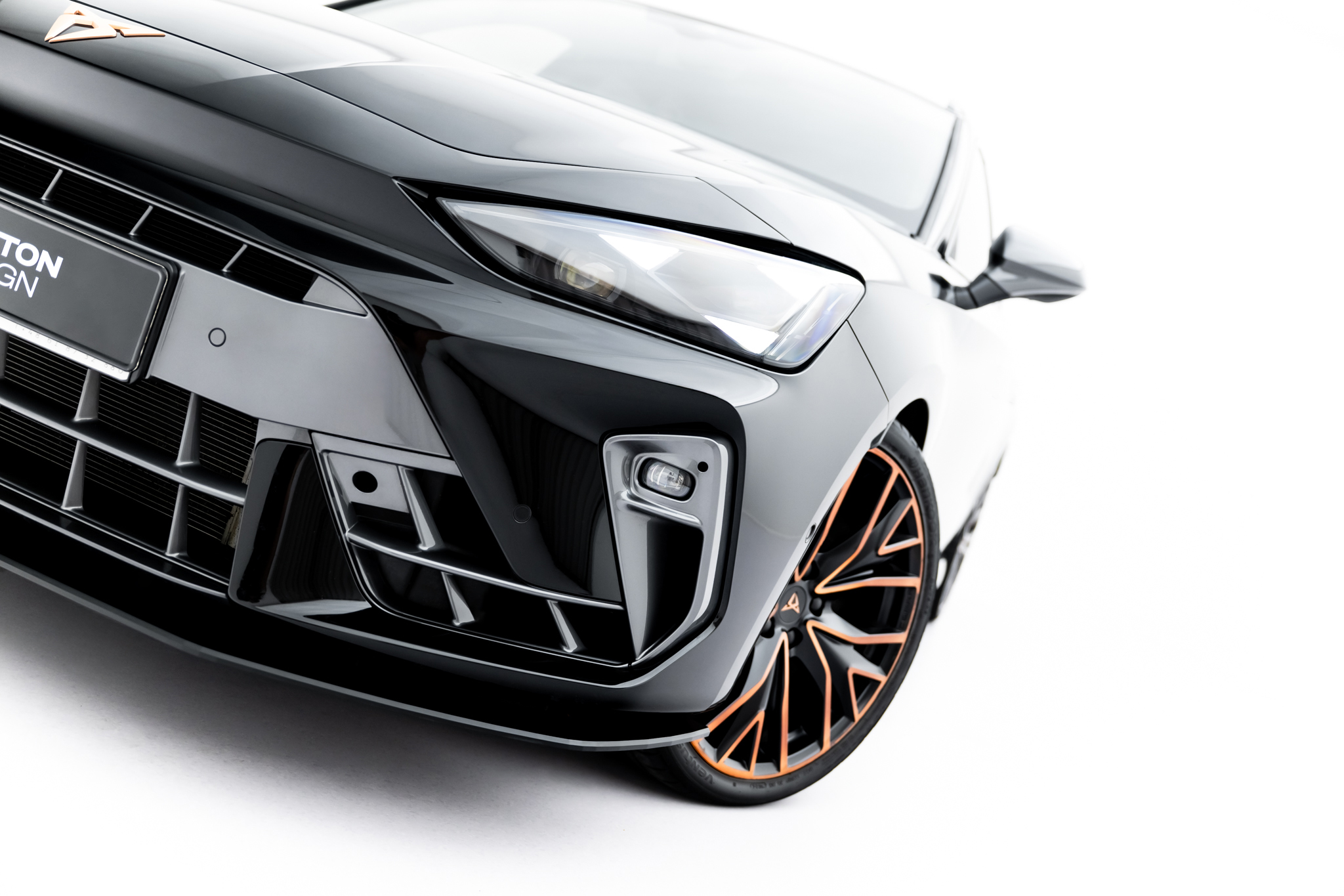 Frontlippe passend für CUPRA Leon ST / Hatchback Mk1 FL roter Kern