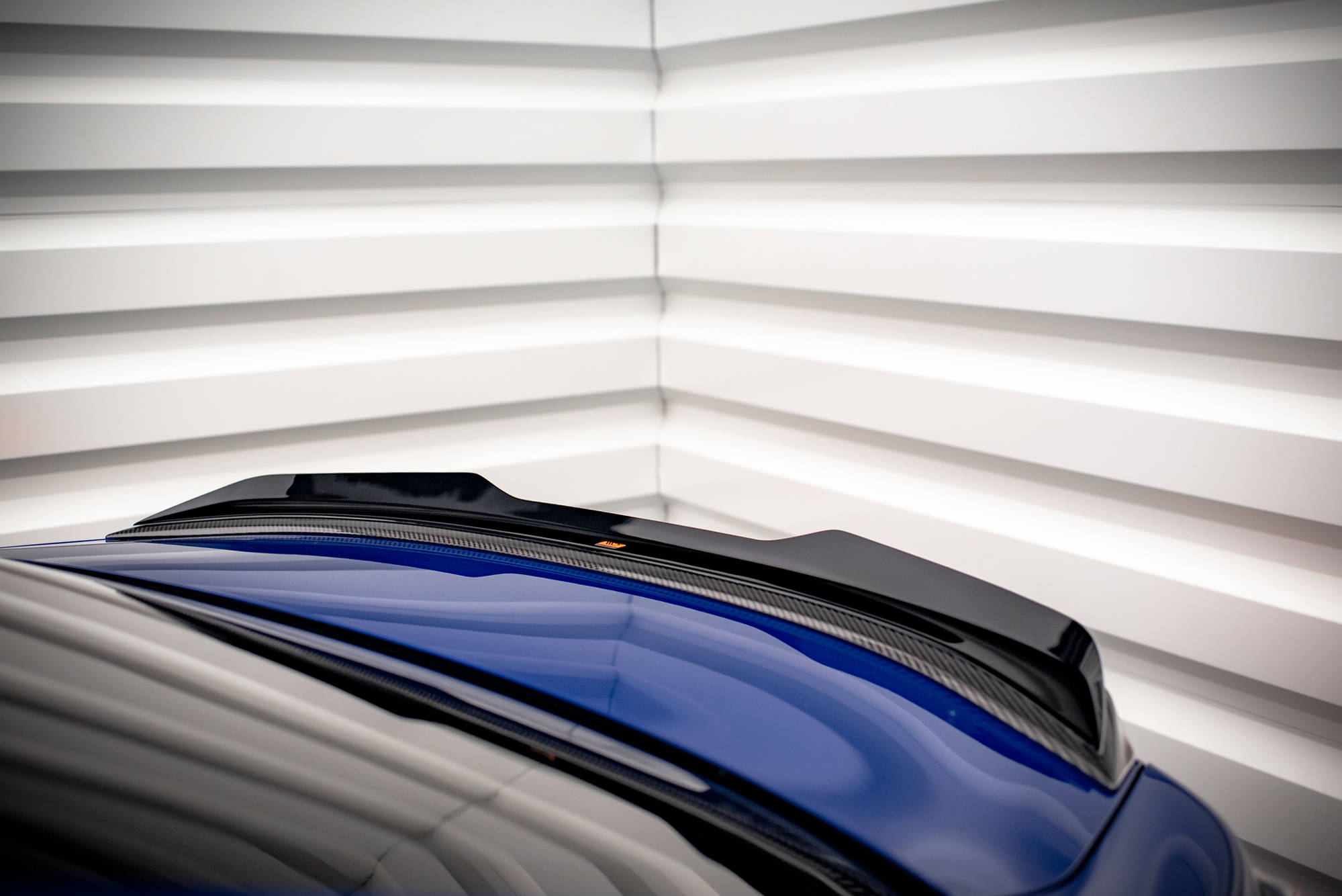 Heck Spoiler Aufsatz Abrisskante passend für Lexus GS F Mk4 FL schwarz Hochglanz