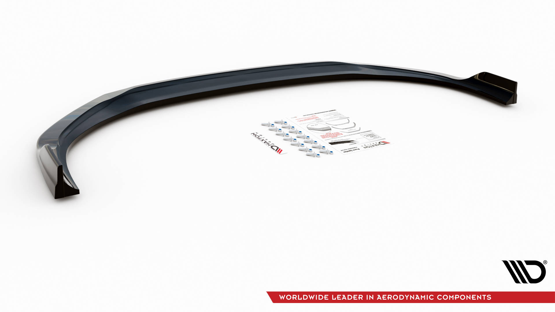 Street+ Spoilerlippe Front Ansatz V.3 passend für Hyundai I30 N / I30 N-Line Hatchback/Fastback Mk3 FL schwarz Hochglanz