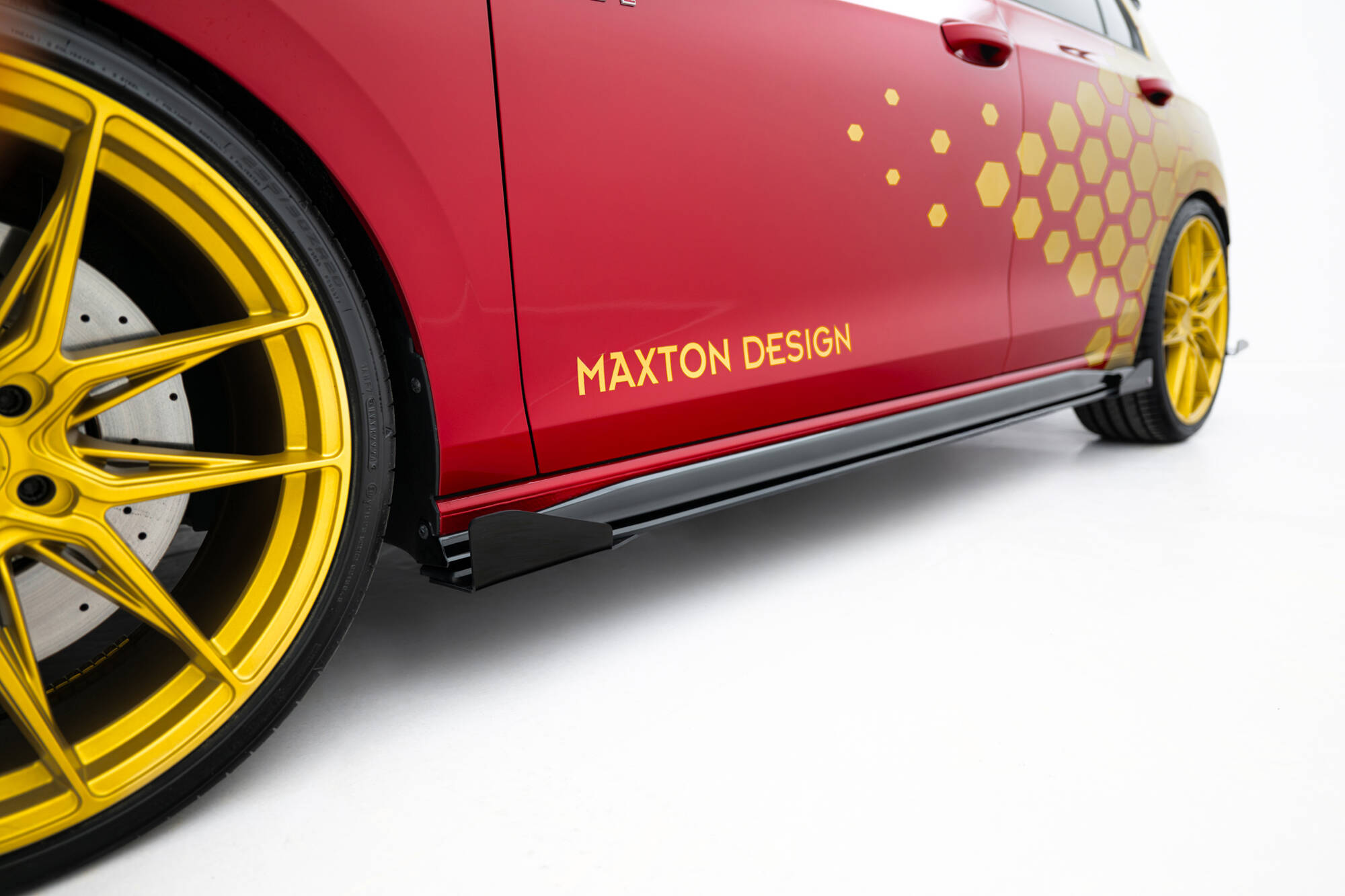Seitenschweller Flaps passend für VW Golf GTI Clubsport Mk8 FL schwarz Hochglanz