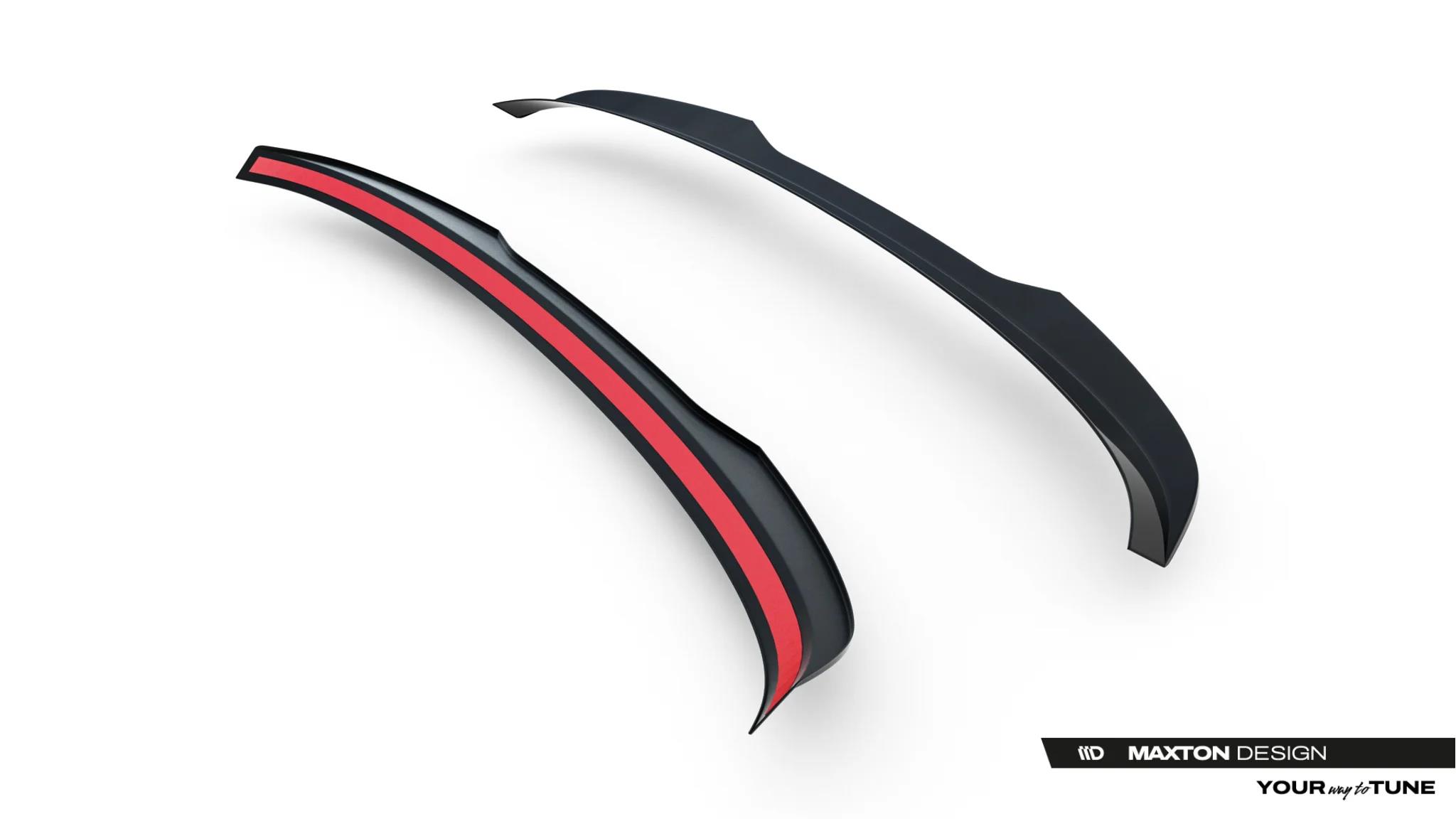 Heckspoiler Lippe Skoda Scala Mk1 Facelift schwarz Hochglanz