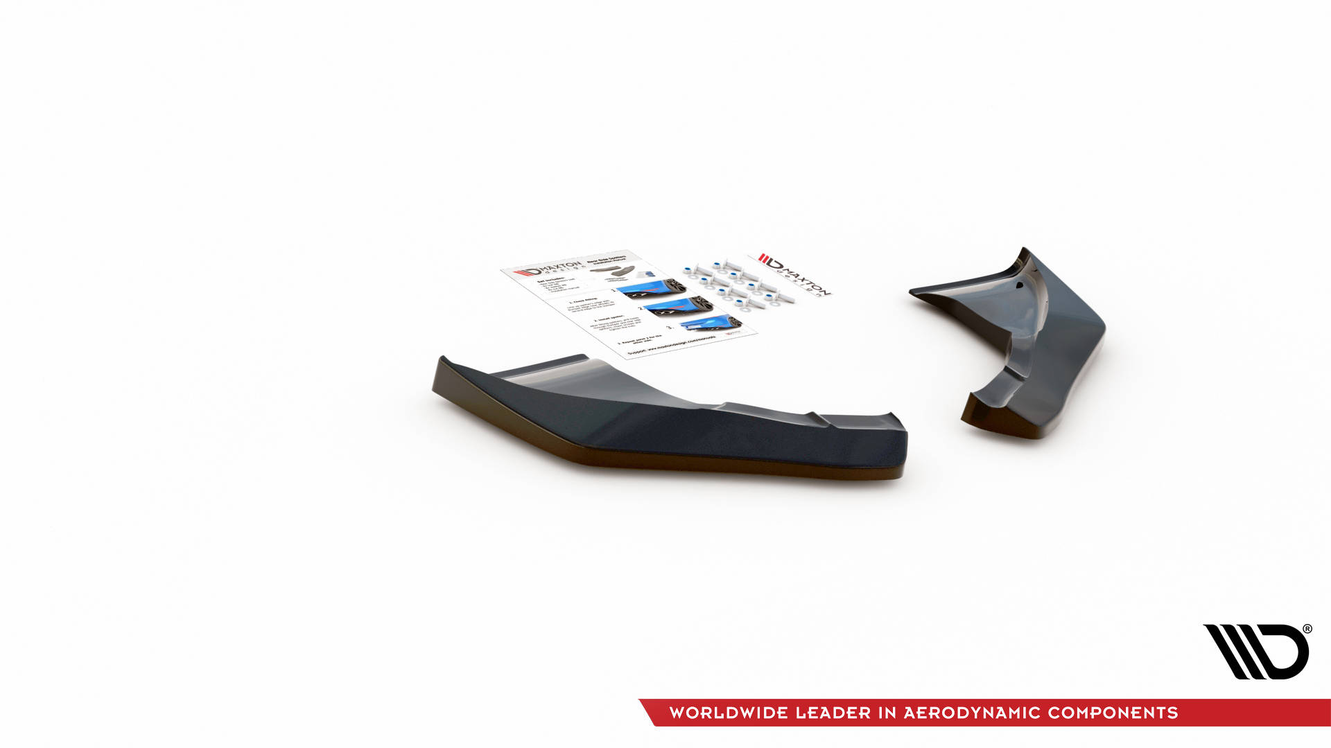 Street+ Heck Ansatz Flaps V.2 passend für Nissan 370Z schwarz Hochglanz