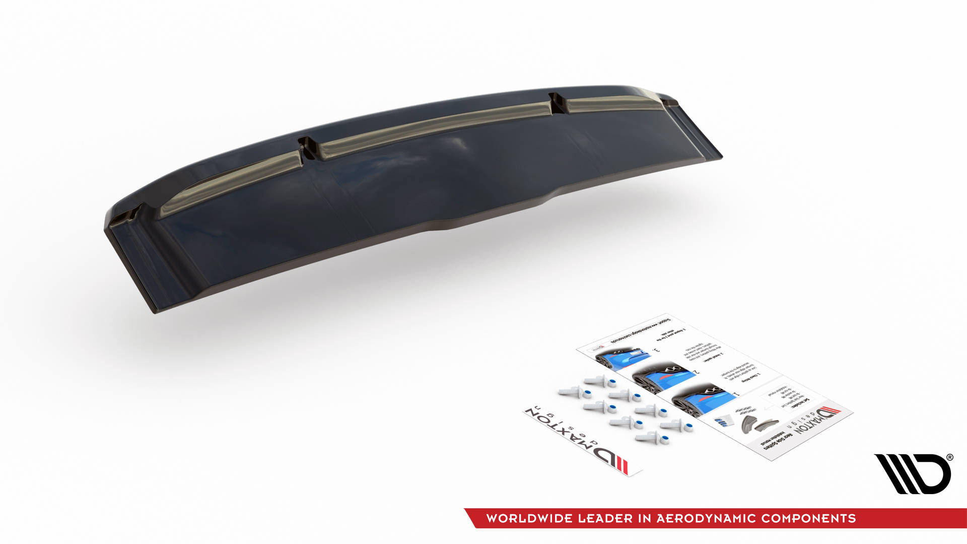 Street+ Mittlerer Diffusor RACE Heck Ansatz passend für Audi SQ8 Mk1 schwarz Hochglanz