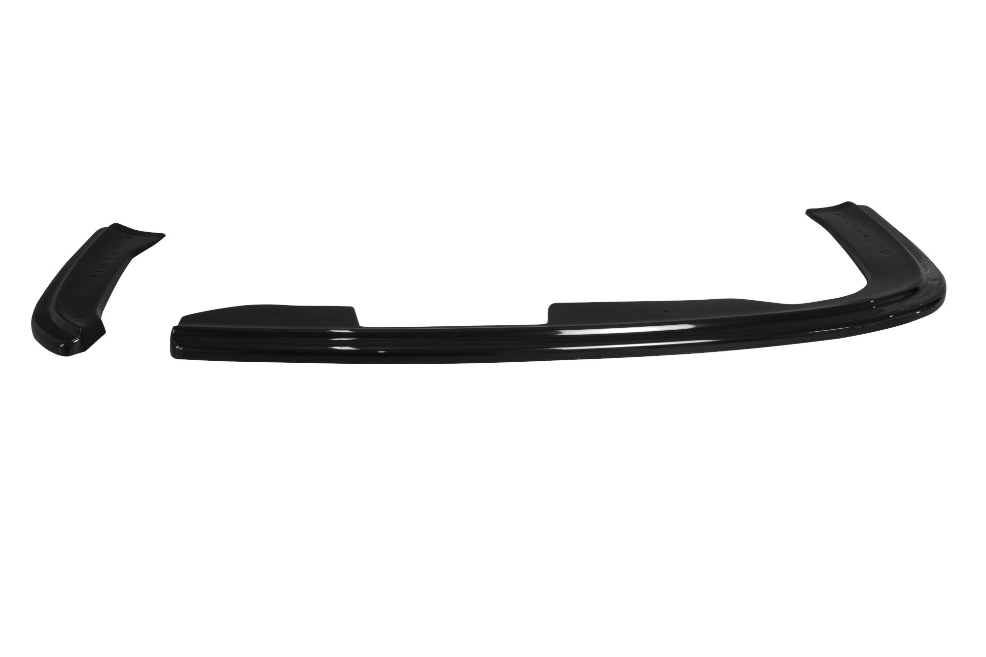 Heck Ansatz Flaps Diffusor für Skoda Octavia RS Limousine / Combi Mk2 / Mk2 Facelift schwarz Hochglanz