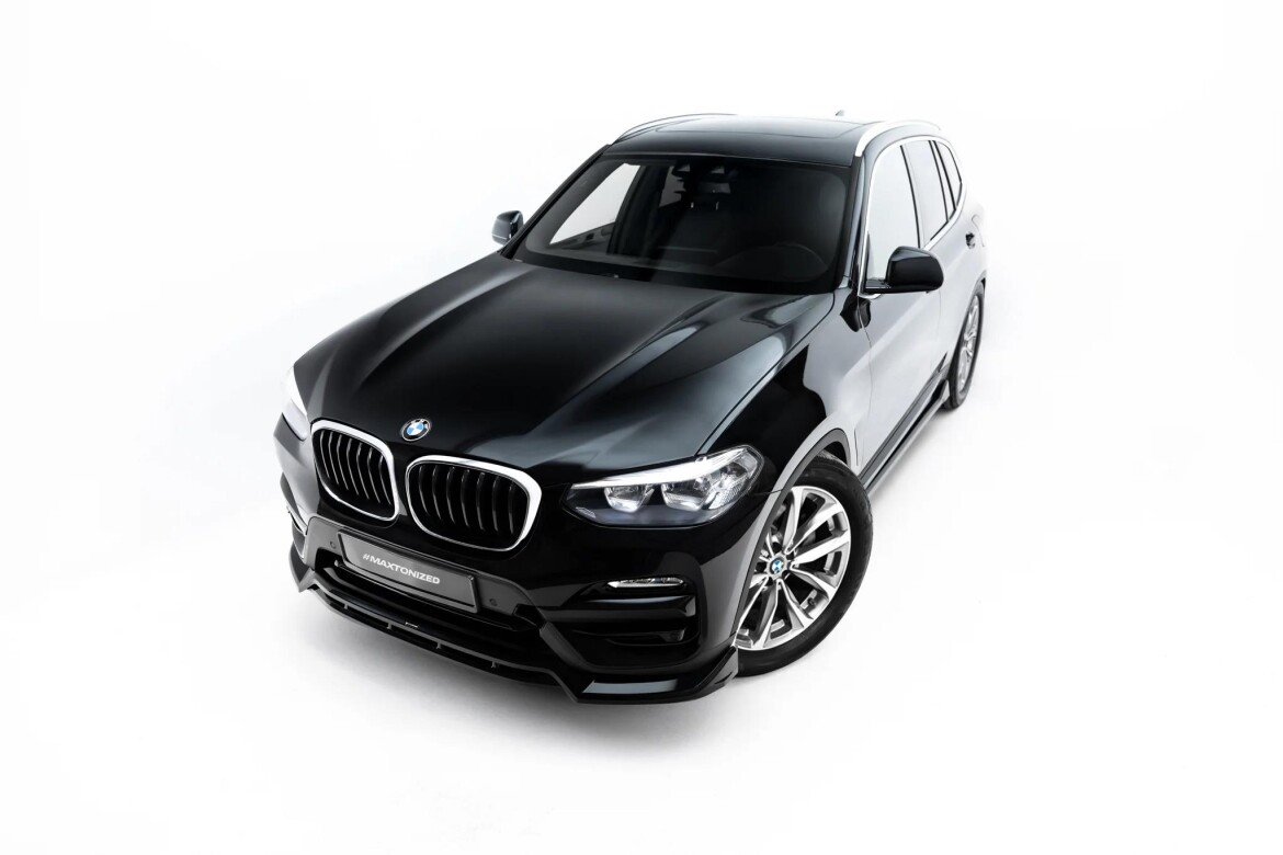 Frontlippe passend für BMW X3 G01 schwarz Hochglanz