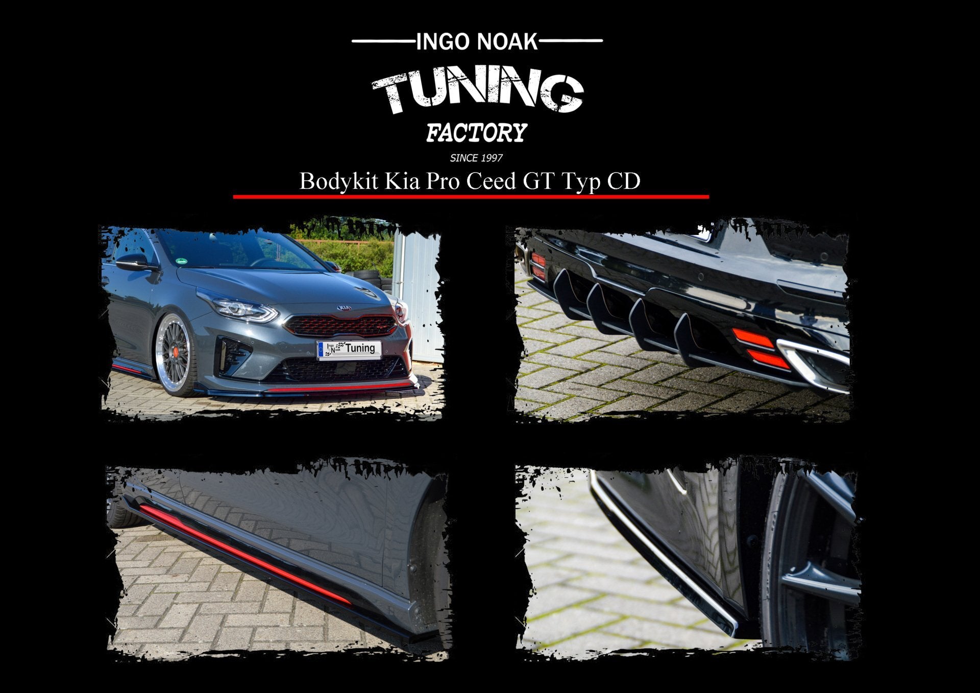Bodykit für Kia Pro Ceed GT CD Bj.2018- OEM Optik