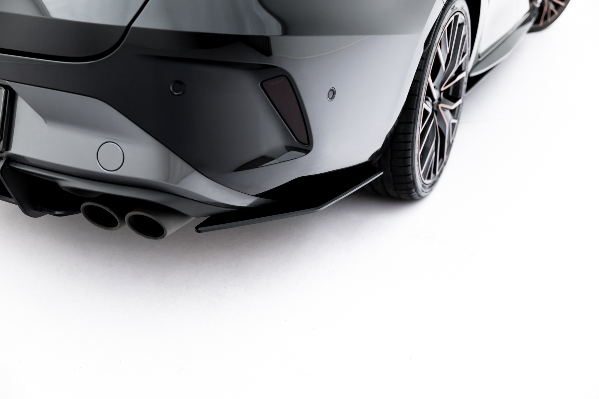 Diffusor Flaps passend für CUPRA Leon ST Mk1 FL roter Kern