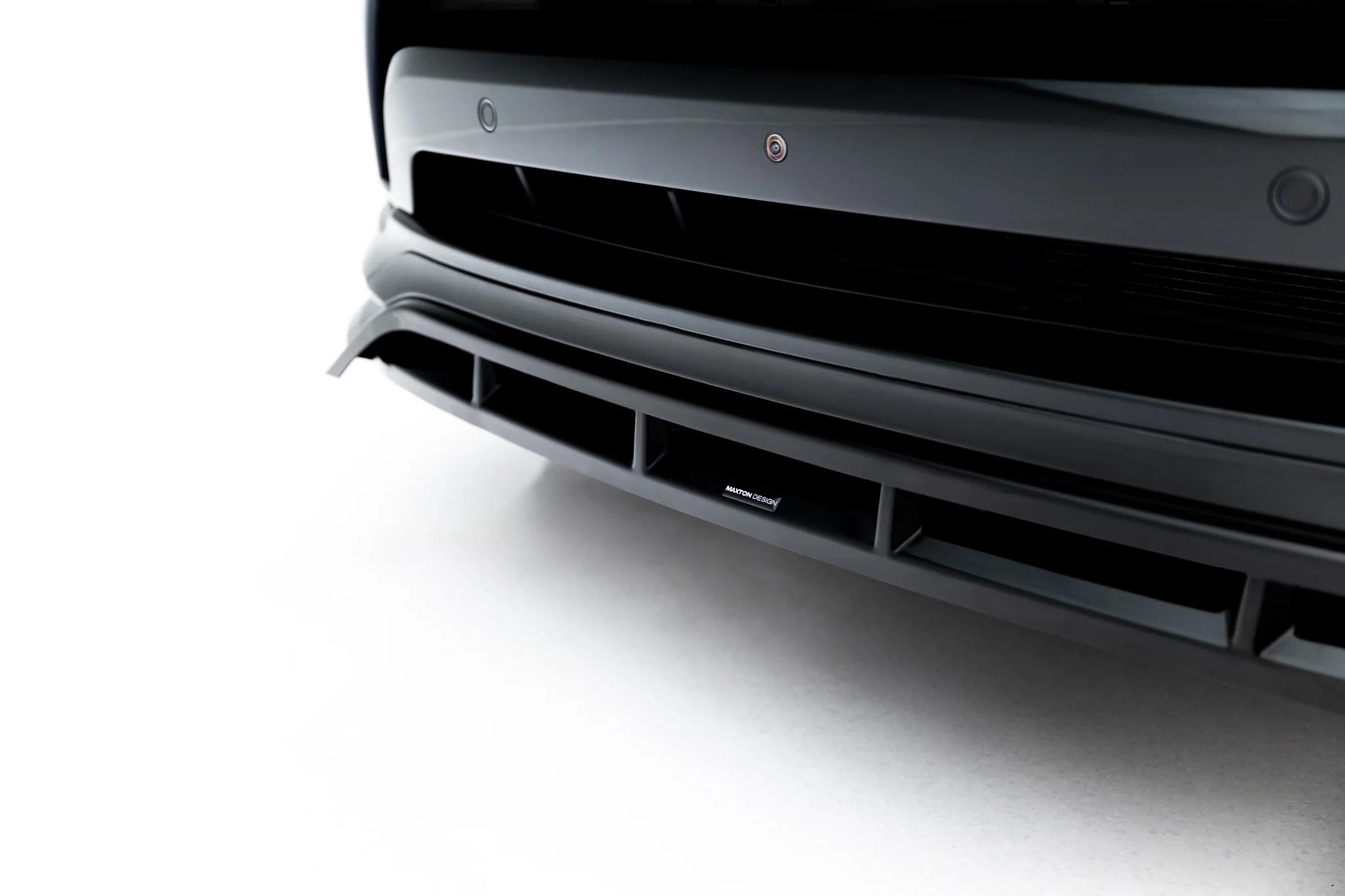 Street+ Spoilerlippe Front Ansatz passend für Land Rover Discovery HSE Mk5 Facelift schwarz Hochglanz