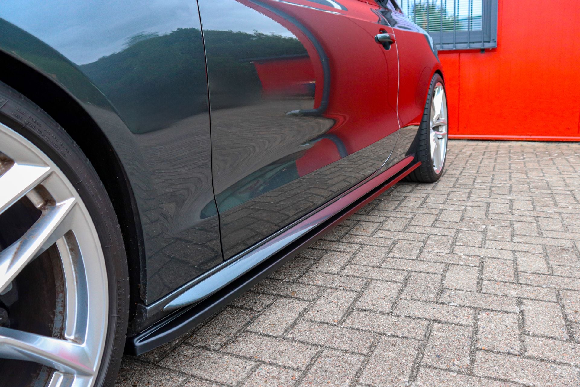 Cup Seitenschweller aus ABS passend für Audi A5 B8 S-Line OEM Optik