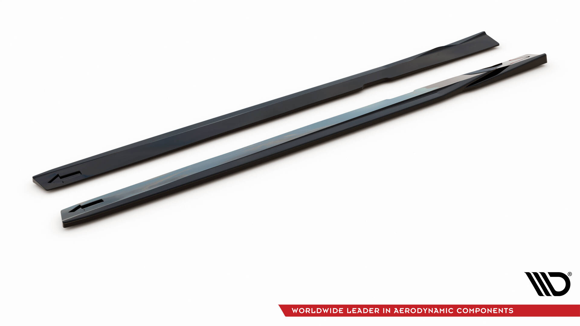 Street+ Seitenschweller Leisten V.1 passend für Volvo S60/V60 R-Design Mk3 schwarz Hochglanz