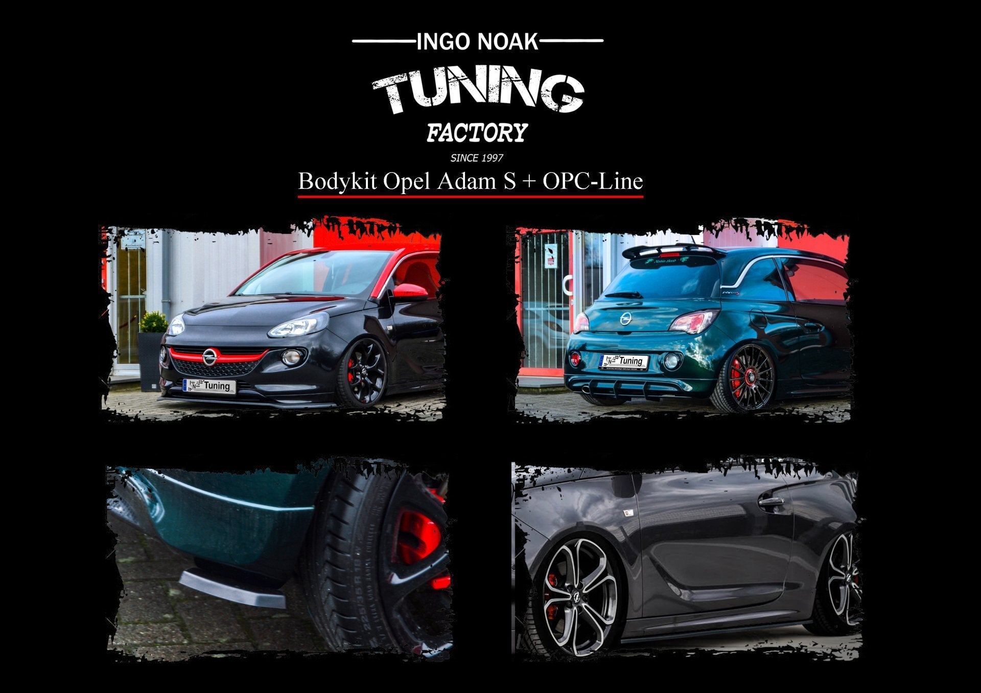 Bodykit für Opel Adam S+ OPC-Line Bj.ab.2015- Carbon Optik
