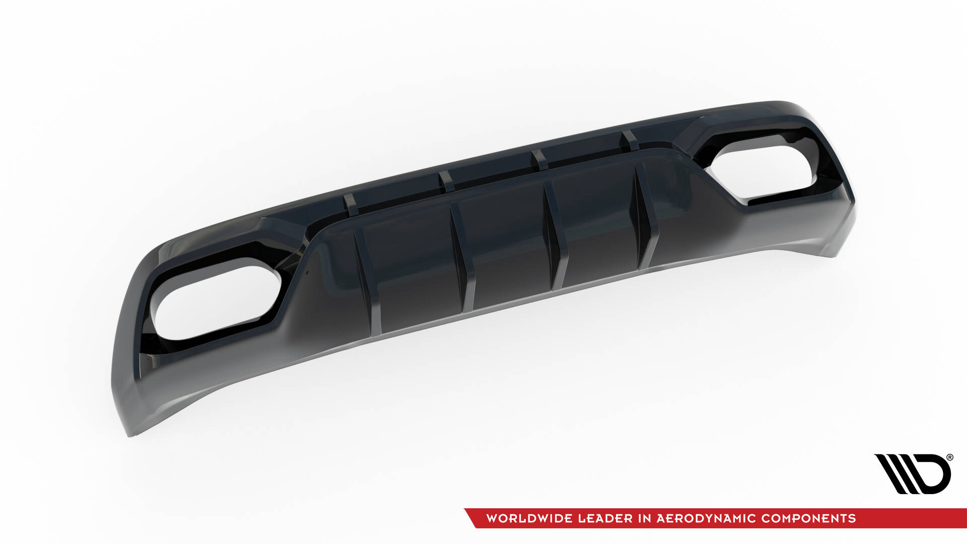 Heckansatz Diffusor passend für CUPRA Leon Hatchback Mk1 schwarz Hochglanz