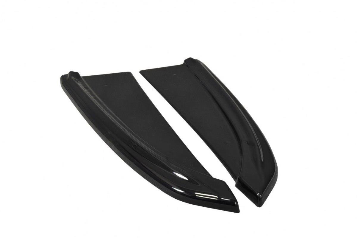 Heck Ansatz Flaps Diffusor für Audi A8 D4 Carbon Look