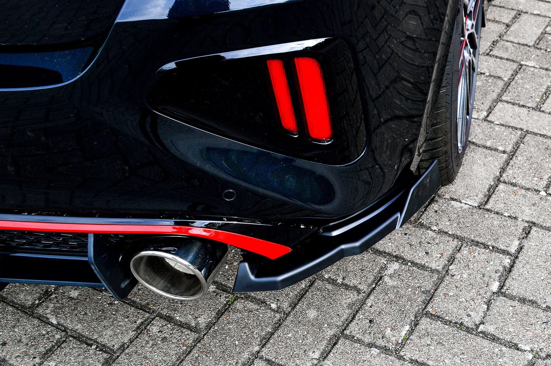 Heckdiffusor Seitenteile mit Wings für Kia Ceed CD GT Facelift OEM Optik
