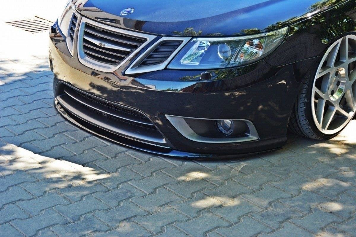 Frontlippe passend für SAAB 9-3 TURBO X schwarz Hochglanz