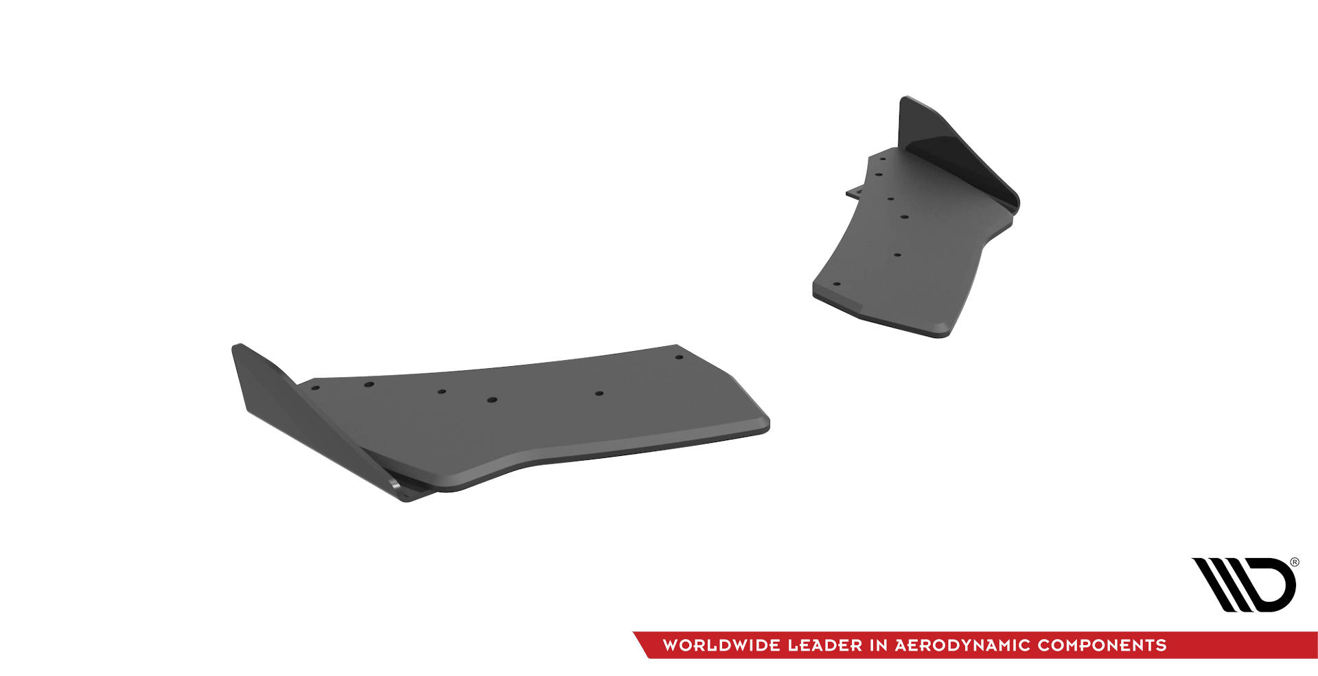 Street Pro Heck Ansatz Flaps passend für VW Golf R Mk7 schwarz Hochglanz