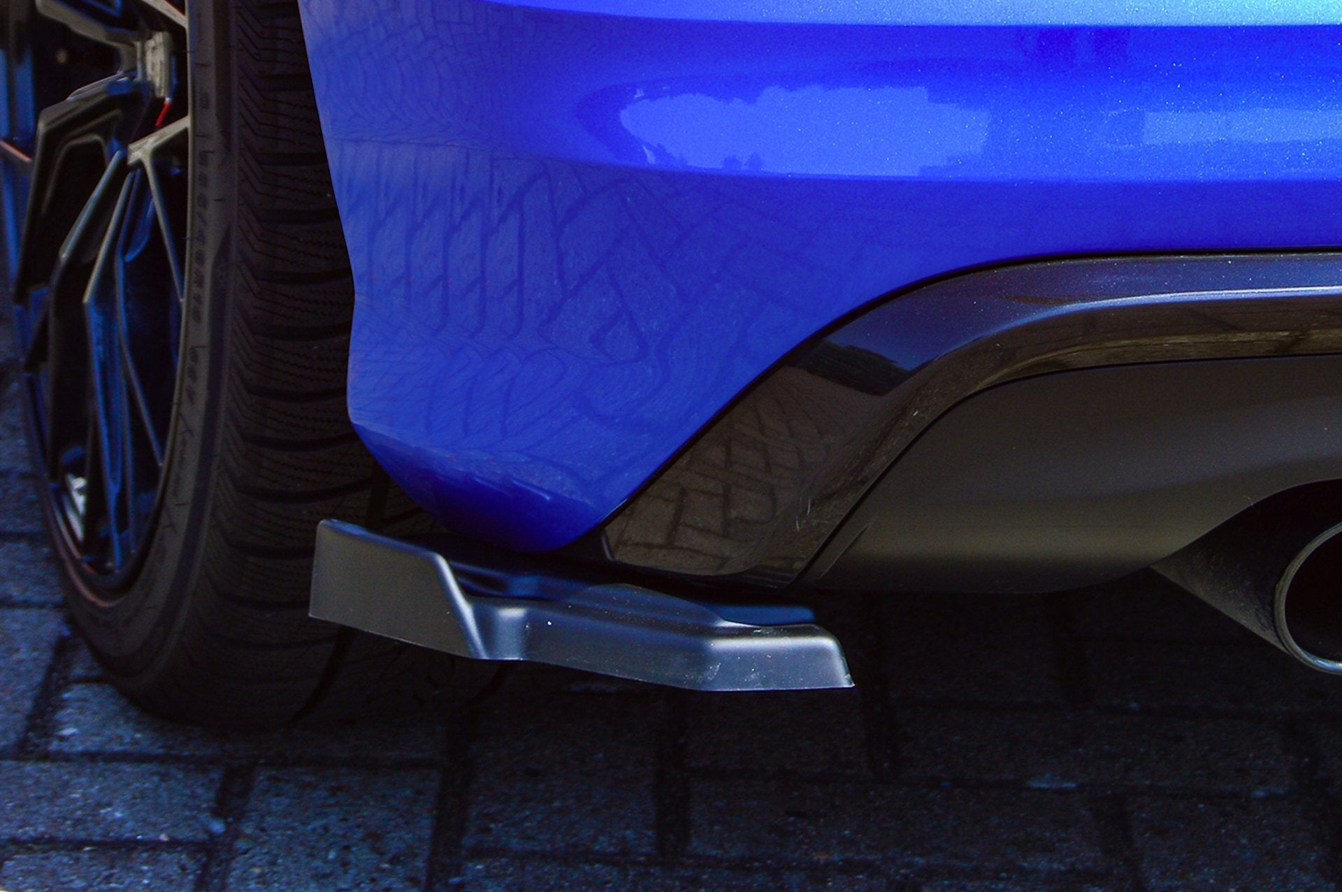 Heckansatz Seitenteile mit Wing für Audi Q2 Sport GA OEM Optik