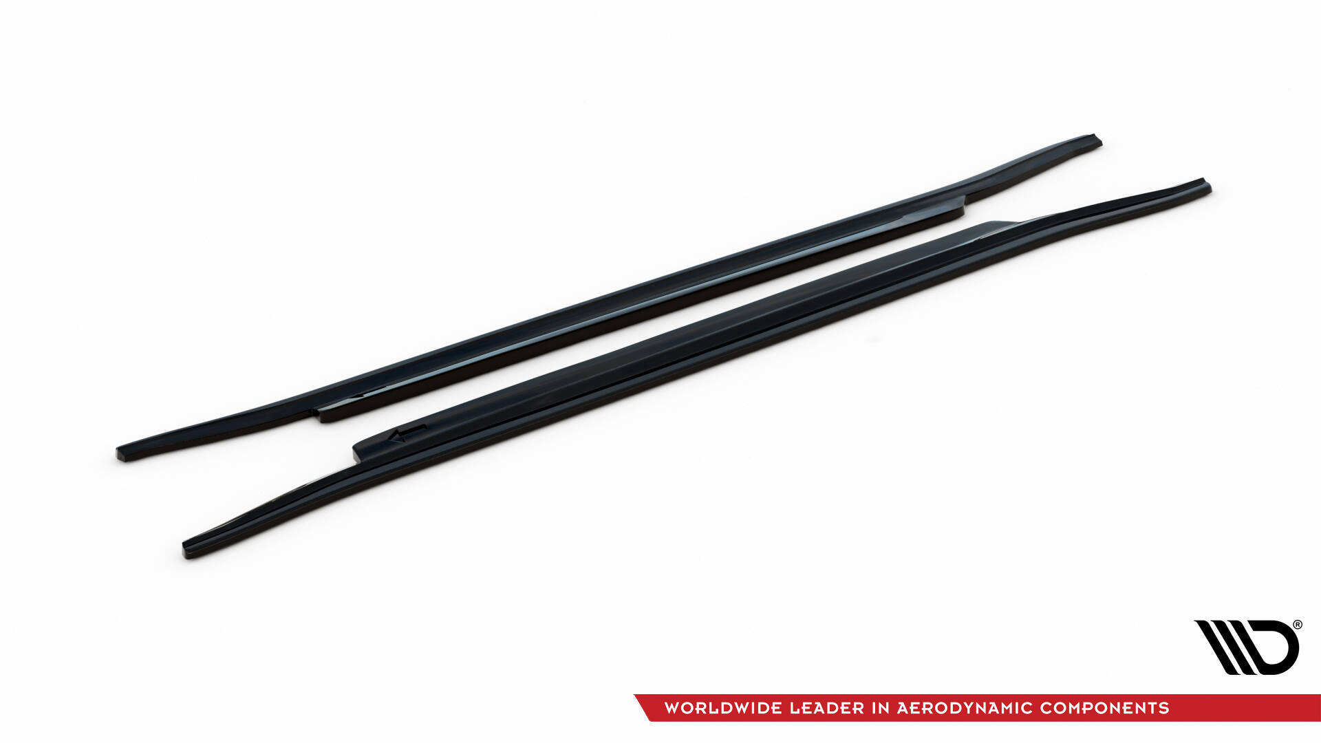 Street+ Seitenschweller Leisten passend für VW Arteon R-Line Limousine / Shooting Brake Mk1 schwarz Hochglanz