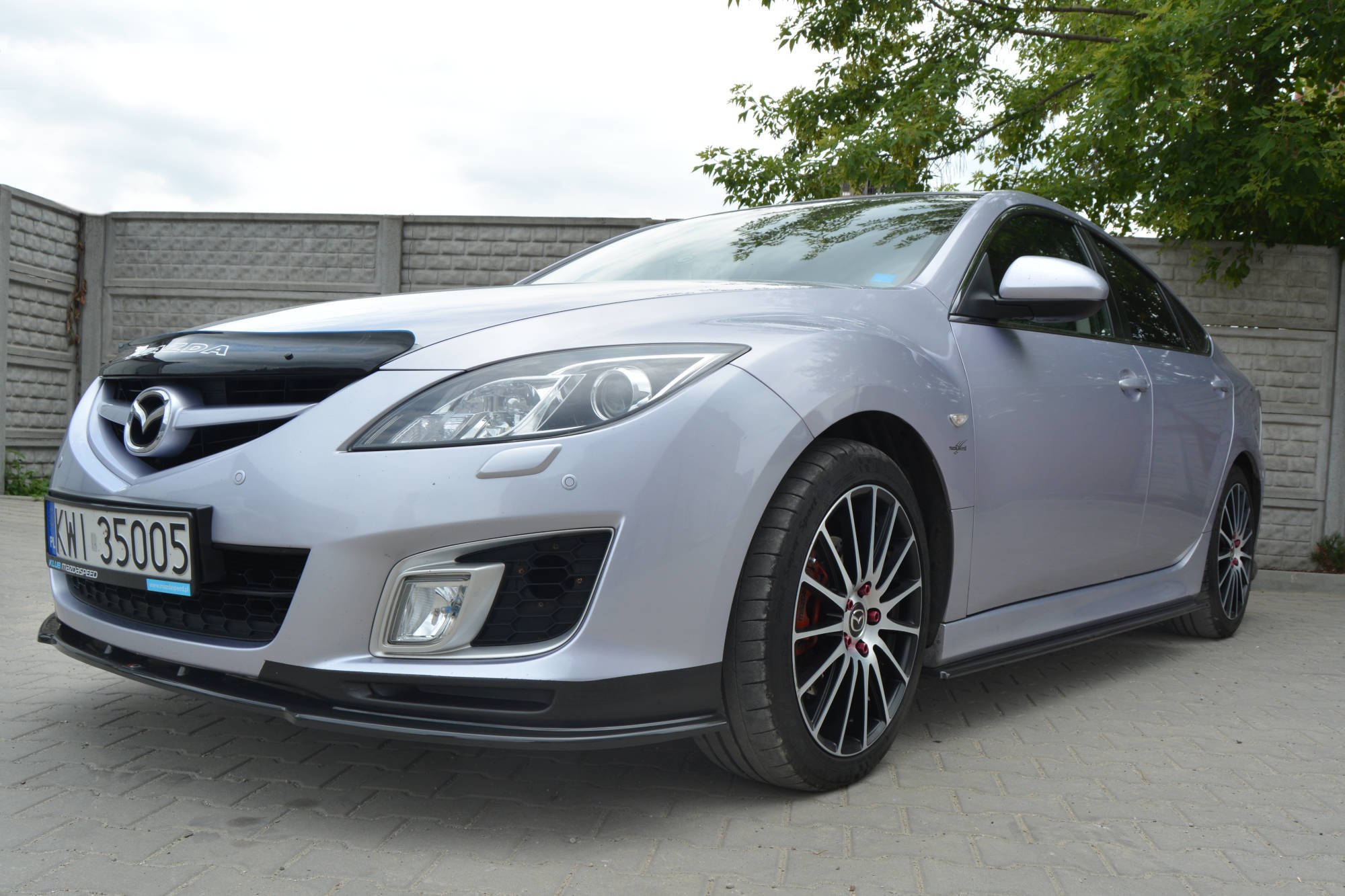 Seitenschweller Ansatz für MAZDA 6 MK2 SPORT HATCH GH-SERIES vor Facelift schwarz Hochglanz