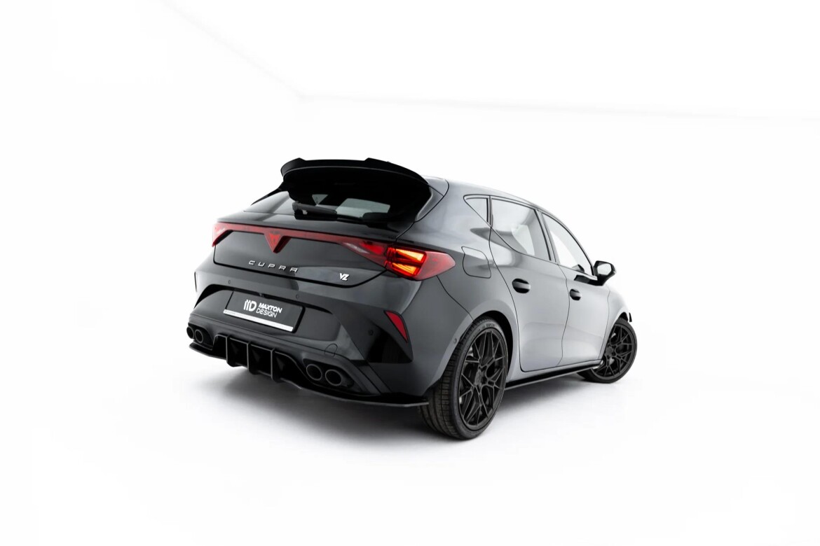 Street Pro Heckschürze passend für Cupra Leon Hatchback Mk1 Facelift schwarz matt