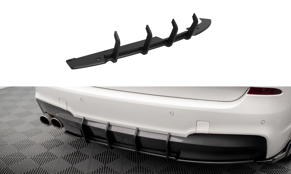 Street Pro Heckschürze Heck Ansatz Diffusor passend für BMW X3 M-Paket F25