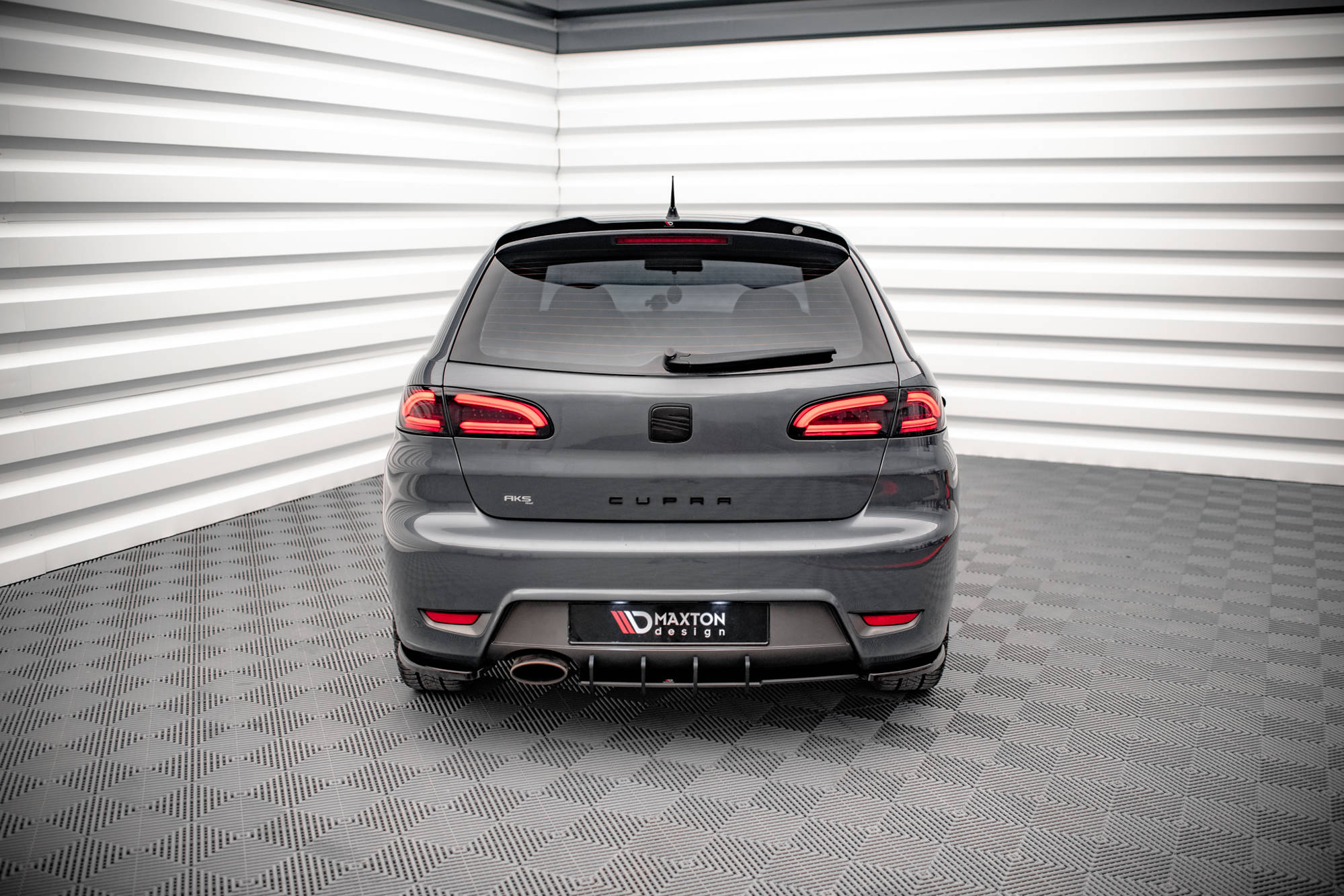 Street Pro Heckschürze Heck Ansatz Diffusor passend für Seat Ibiza CUPRA Mk3