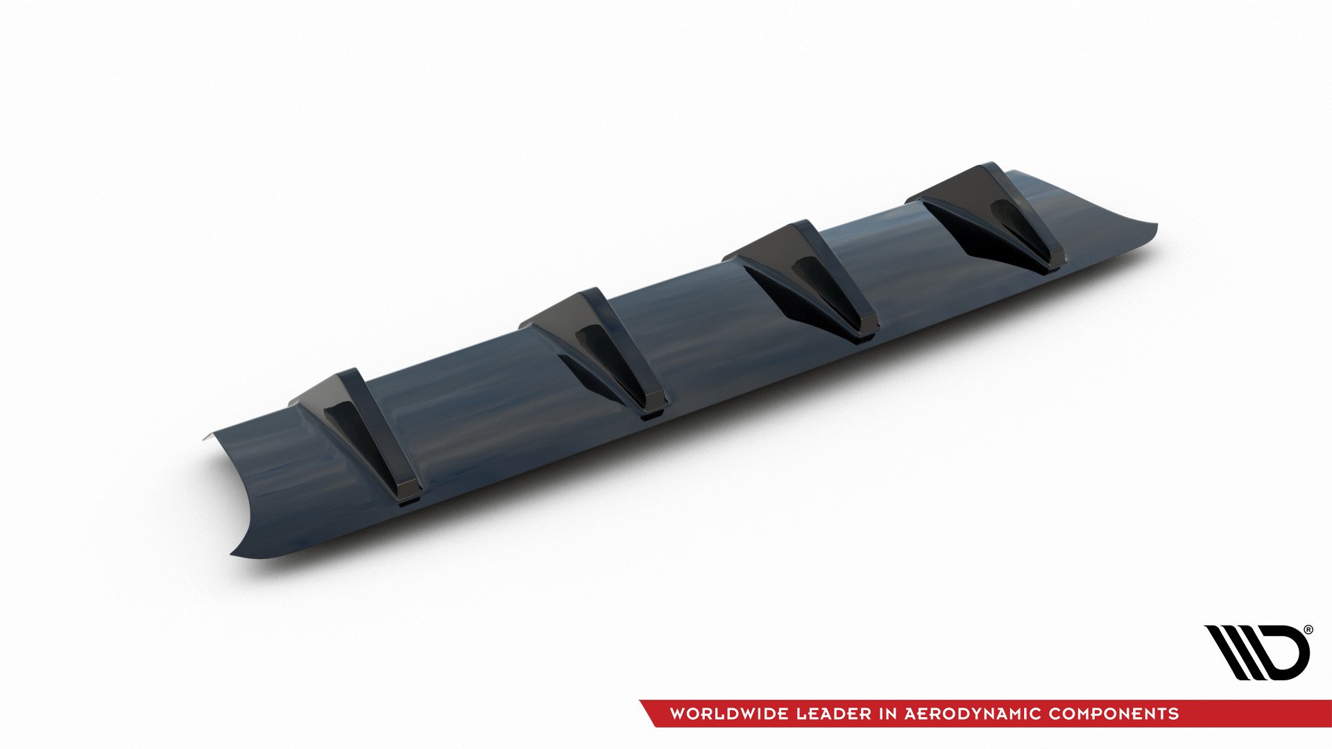 Diffusor Heck Ansatz für Audi S3 Hatchback 8V Facelift schwarz Hochglanz