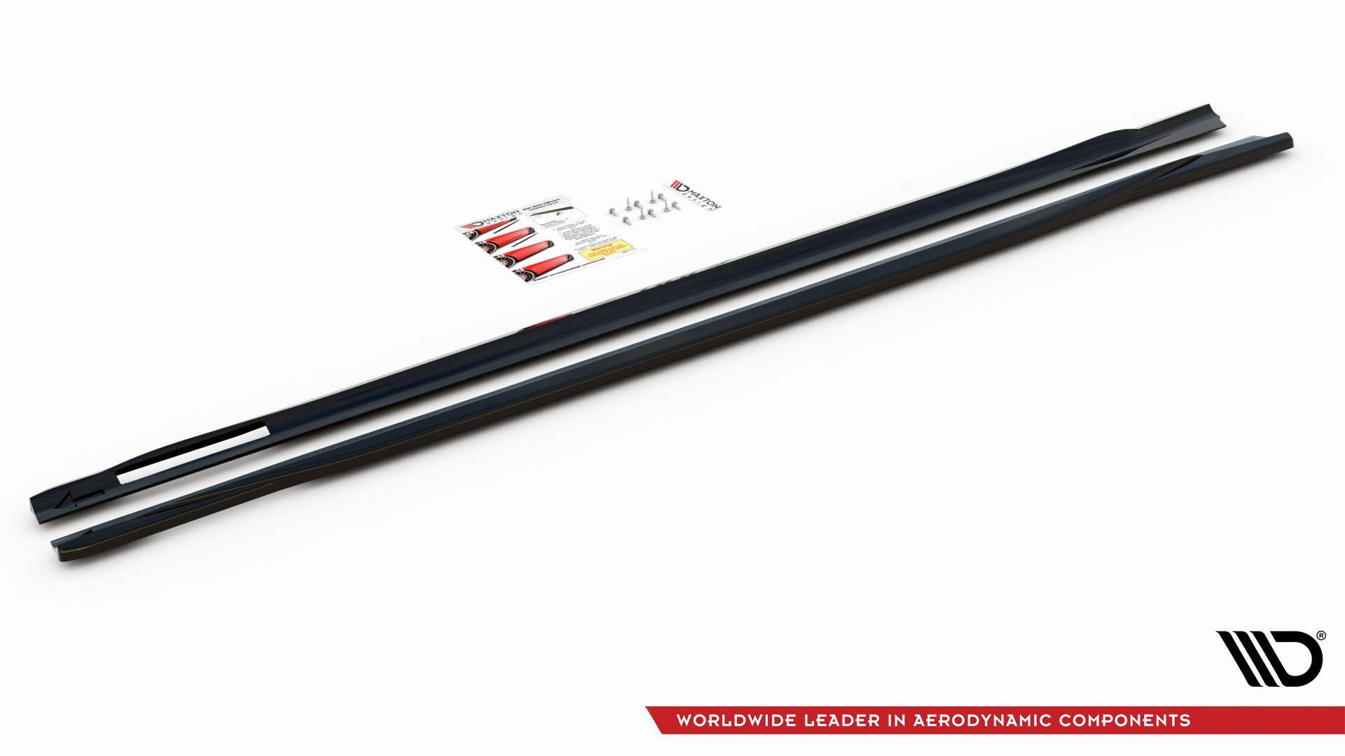 Street+ Seitenschweller Leisten V.3 passend für BMW 4er M-Paket / M440i G22 / G23 / G22 FL / G23 FL schwarz Hochglanz
