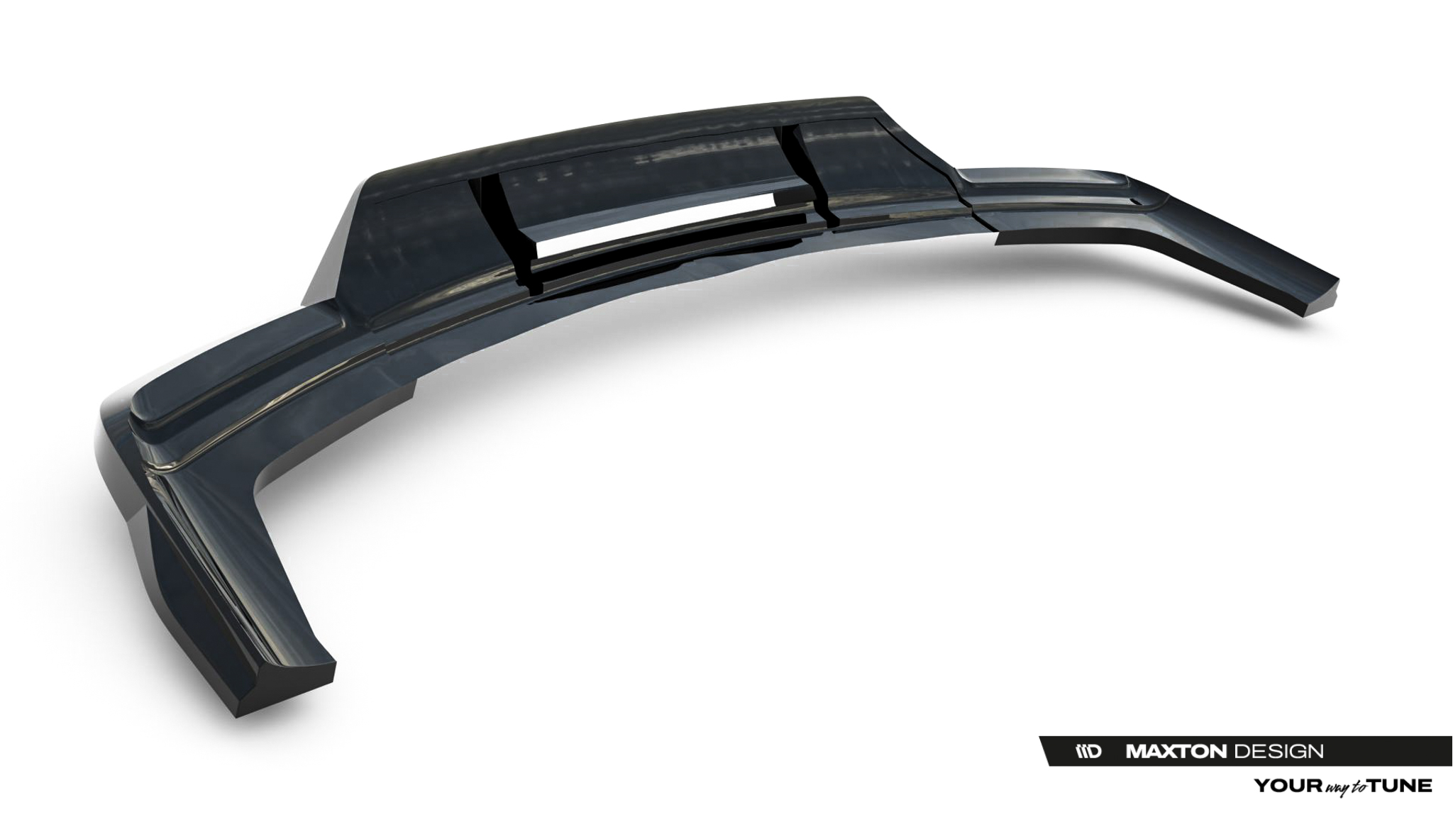 Street+ Mittlerer Diffusor RACE passend für Jaecoo 7 Mk1 schwarz Hochglanz