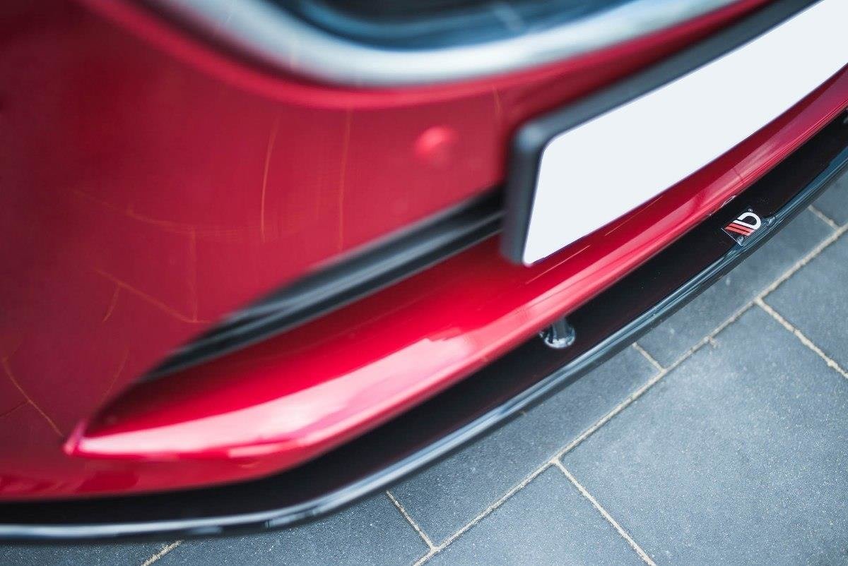 Front Ansatz V.1 für Mazda 6 GJ Mk3 Facelift schwarz Hochglanz