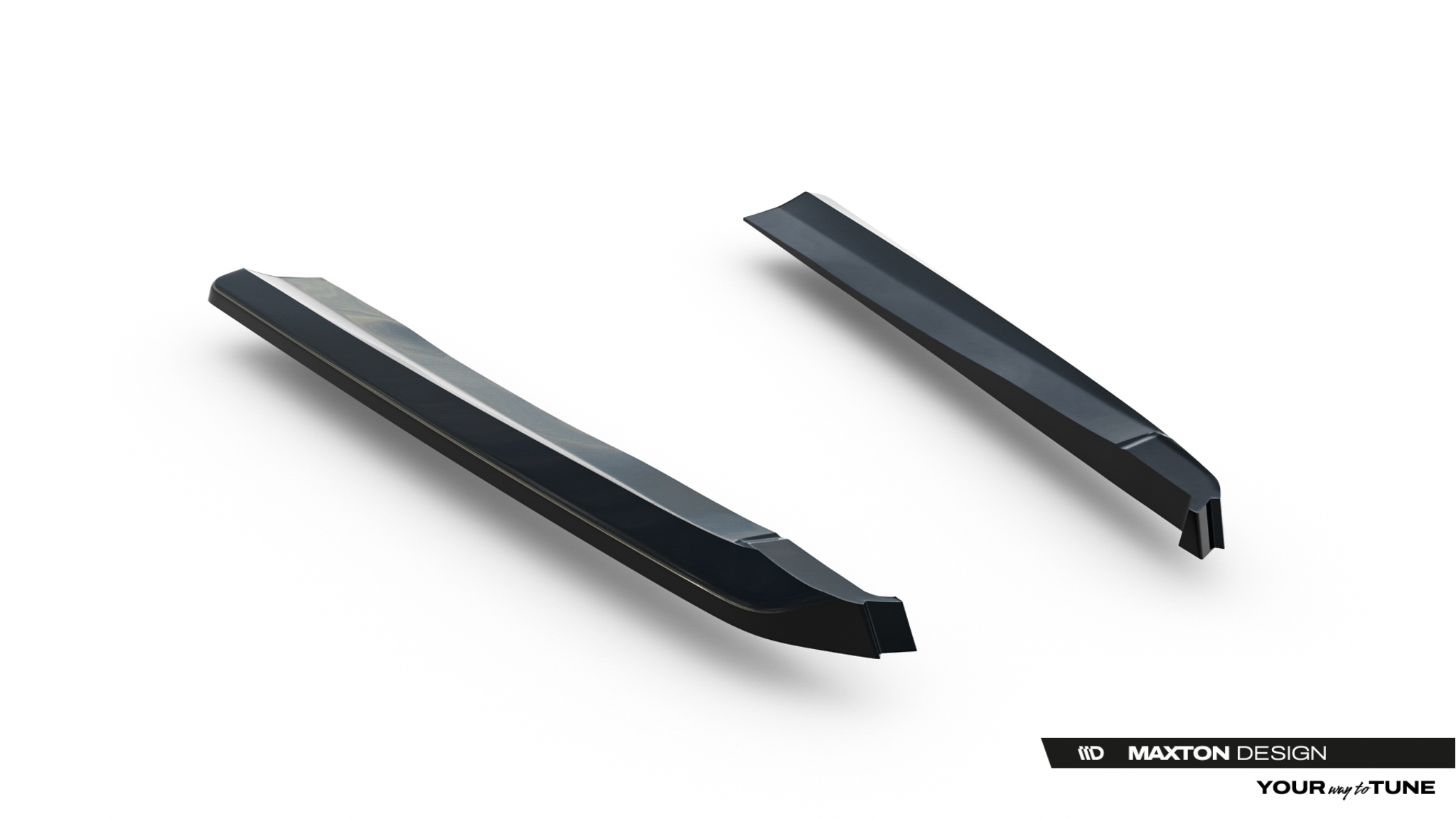 Heck Ansatz Flaps Diffusor passend für Mercedes-Benz S AMG-Line W222 schwarz Hochglanz