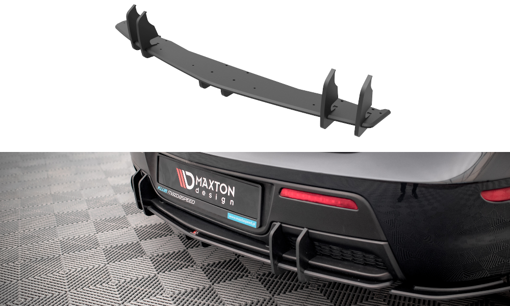 Street Pro Heckschürze Heck Ansatz Diffusor passend für Mazda 3 MPS Mk1 US-Spec Version