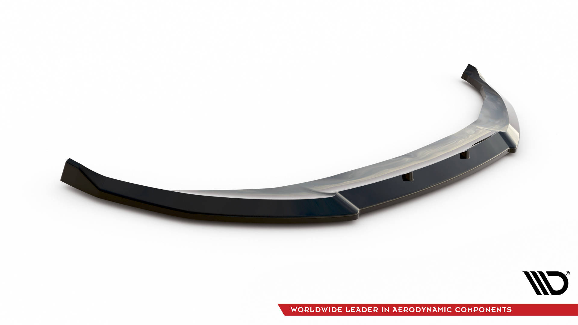 Street+ Spoilerlippe Front Ansatz V.3 passend für Mini Cooper Clubman John Cooper Works F54 FL schwarz Hochglanz