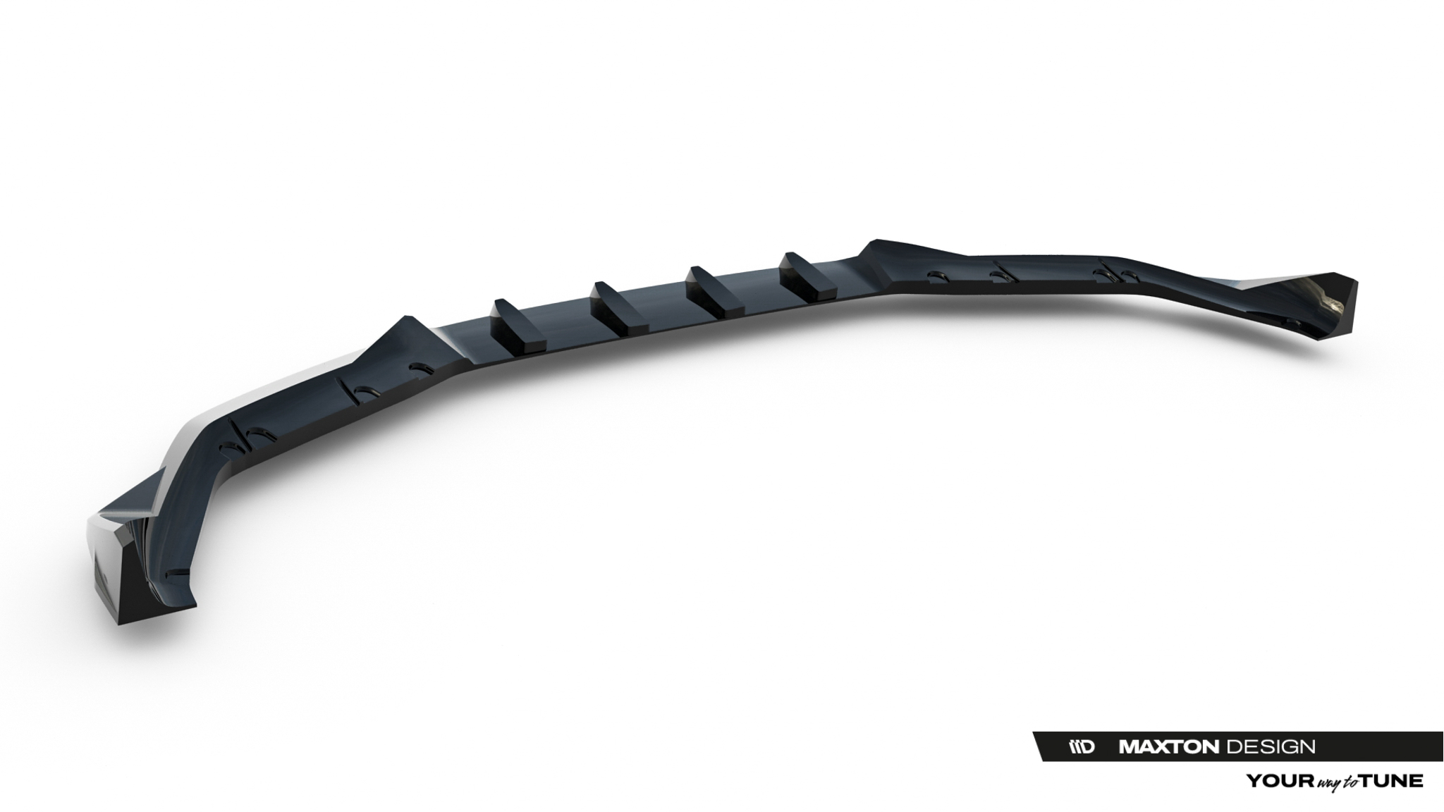 Frontlippe V.3 passend für BMW M5 F90 schwarz Hochglanz