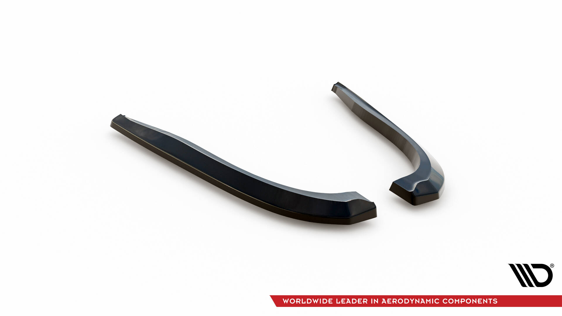 Diffusor Flaps V.2 passend für Infiniti Q50 S Mk1 schwarz Hochglanz