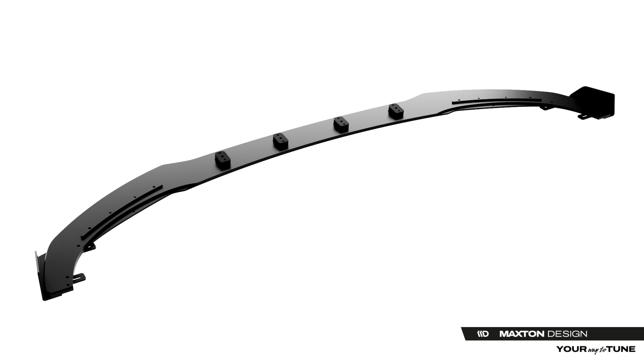 Frontlippe passend für CUPRA Born Mk1 schwarz matt + Hochglanz Flaps