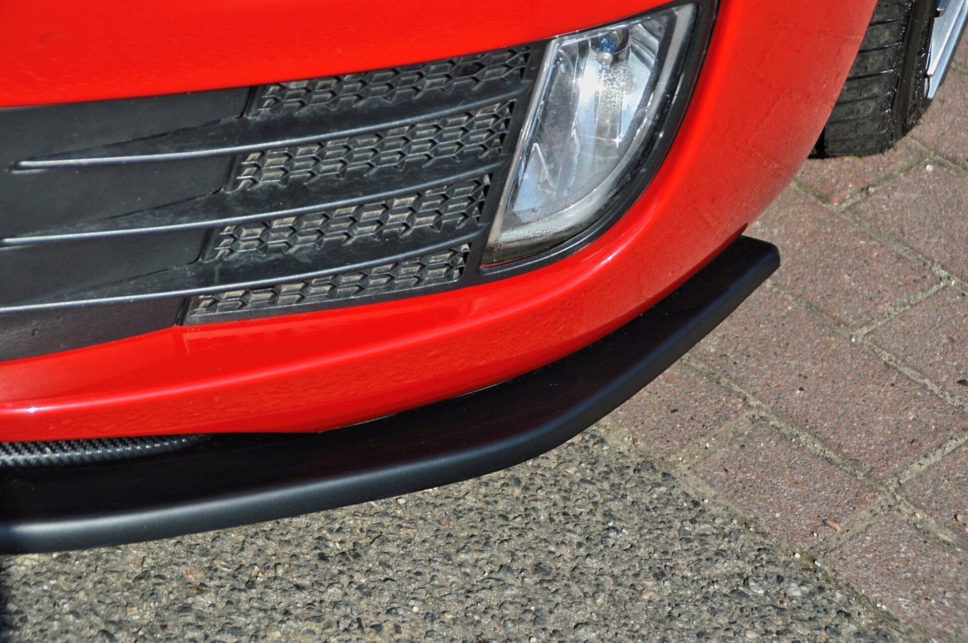 CUP Frontspoilerlippe für VW Golf 6 GTI+GTD 1K Carbon Optik