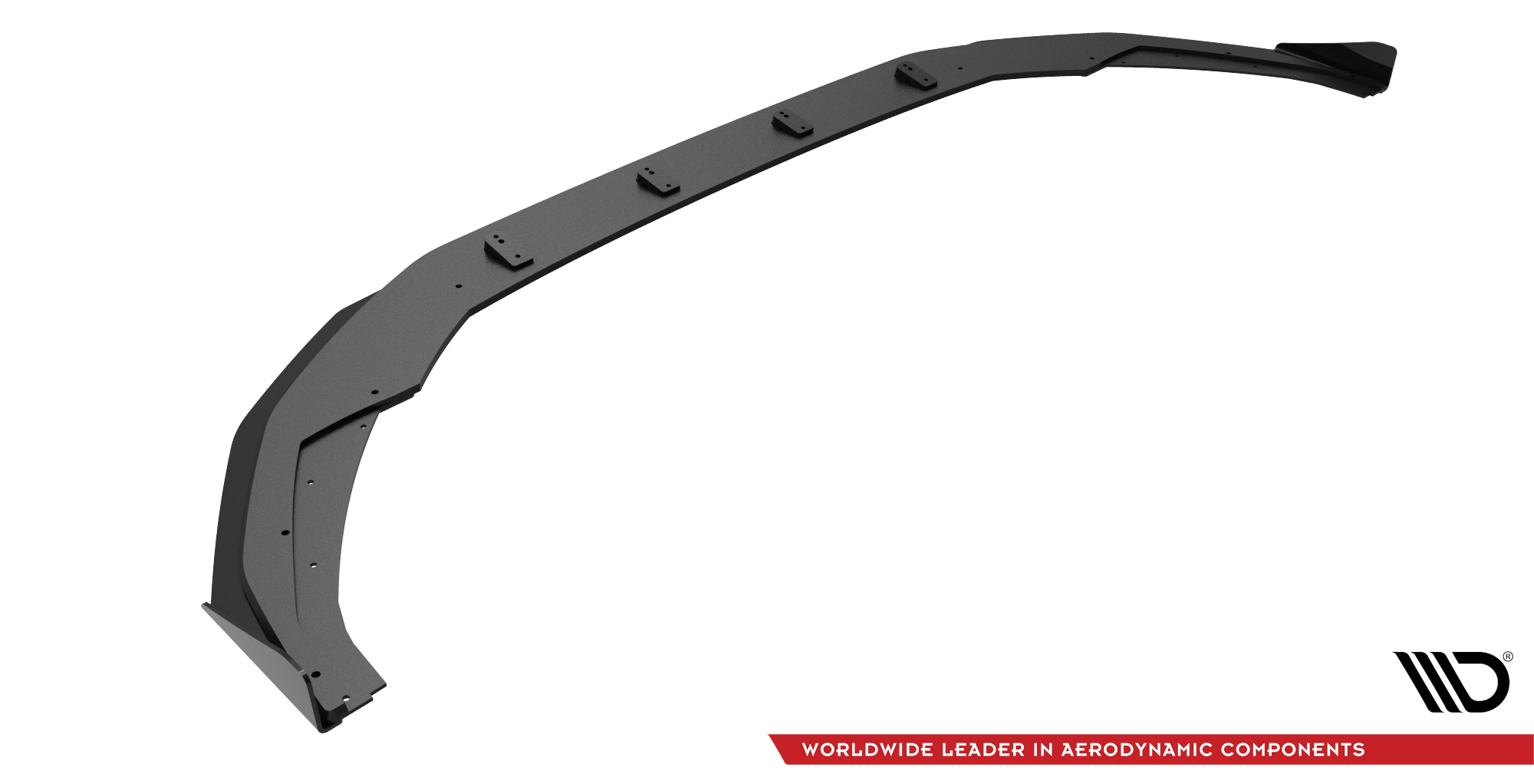 Street Pro Spoilerlippe Front Ansatz + Flaps passend für Audi S3 / A3 S-Line 8Y schwarz Hochglanz