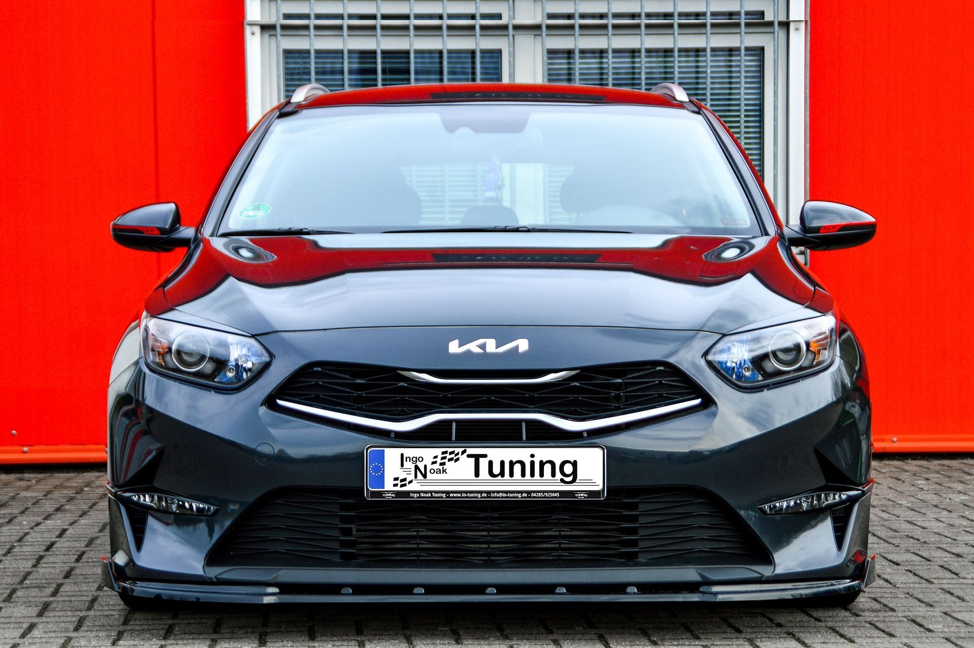 CUP Frontspoilerlippe mit Wings für Kia Ceed CD ab Bj. 2021- Carbon Optik
