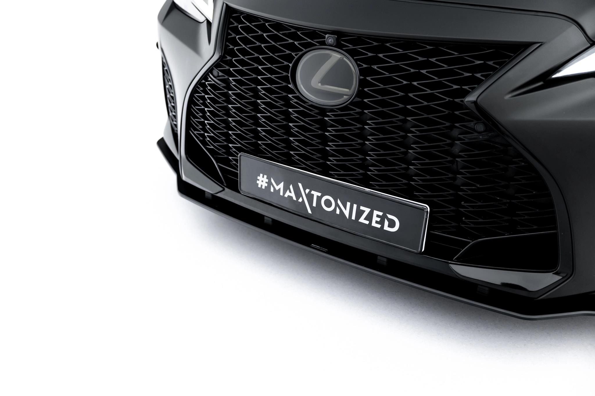 Frontlippe passend für Lexus IS 500 Mk3 Facelift 2 XE30 schwarz matt