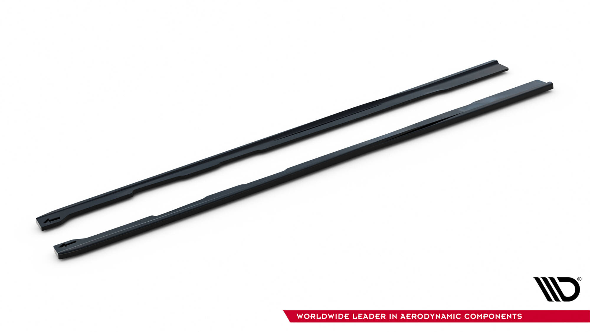 Street+ Seitenschweller Leisten V.2 passend für Audi RS6 C7 / C7 FL schwarz Hochglanz