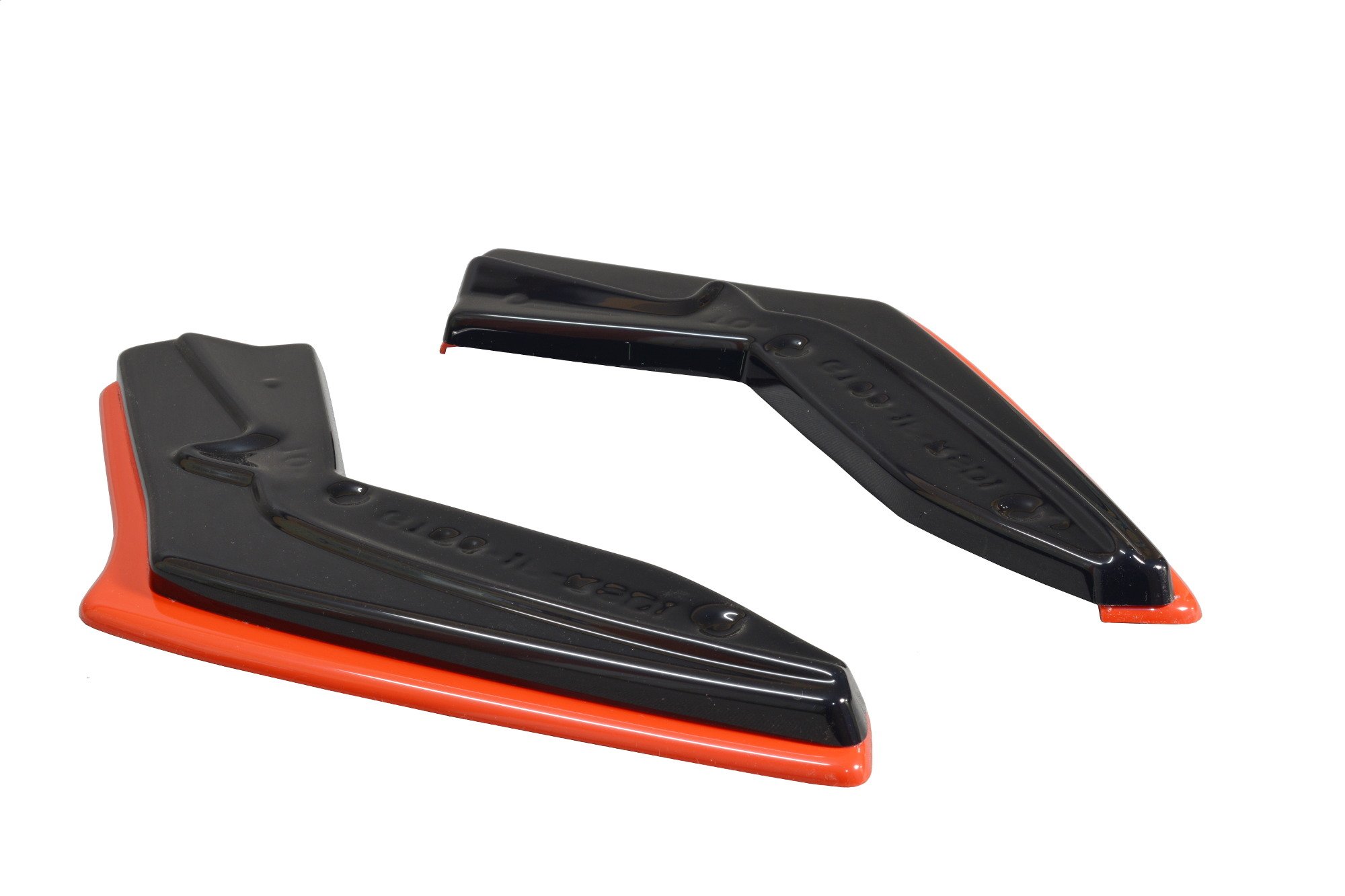 Heck Ansatz Flaps Diffusor V.2 für Toyota GT86 Facelift schwarz Hochglanz