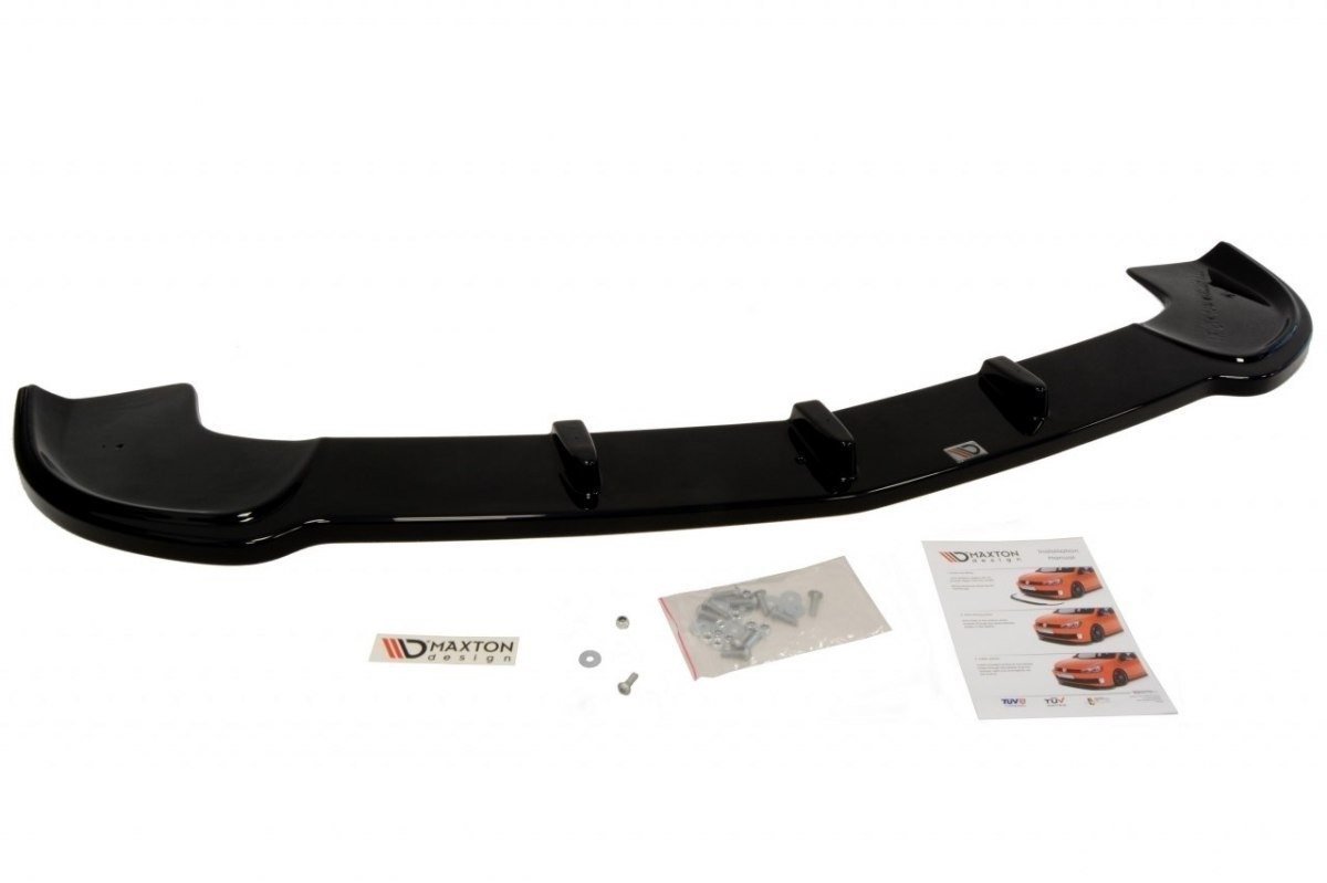 Street+ Spoilerlippe Front Ansatz passend für Mercedes SLK R171 passend für ME-SLK-R171-AMG204-F1 Carbon Look