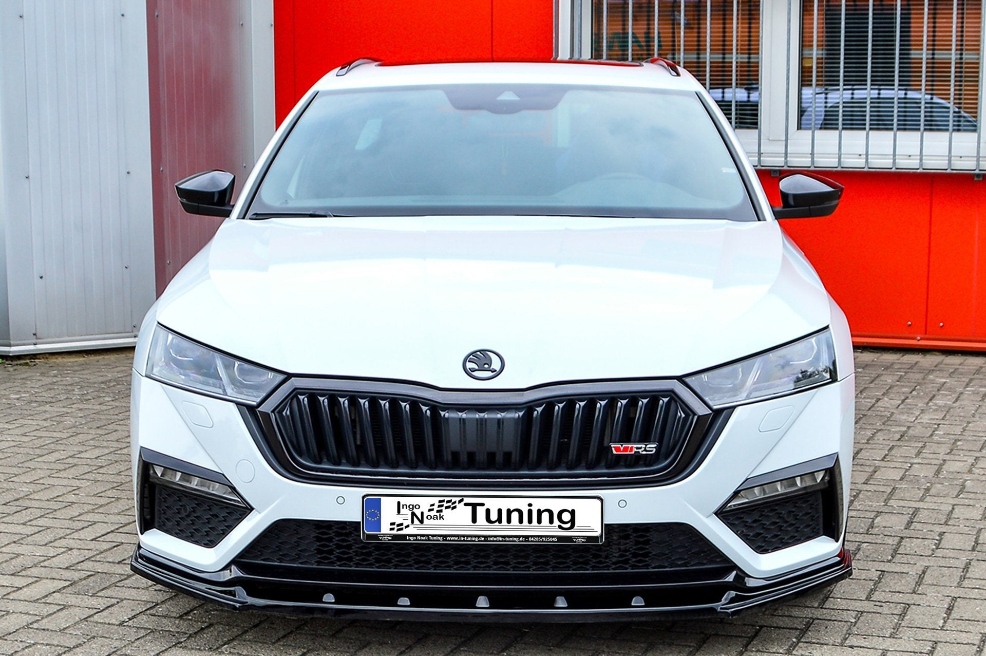 Cup Frontspoilerlippe für Skoda Octavia RS NX ab Bj.2020- Carbon Optik