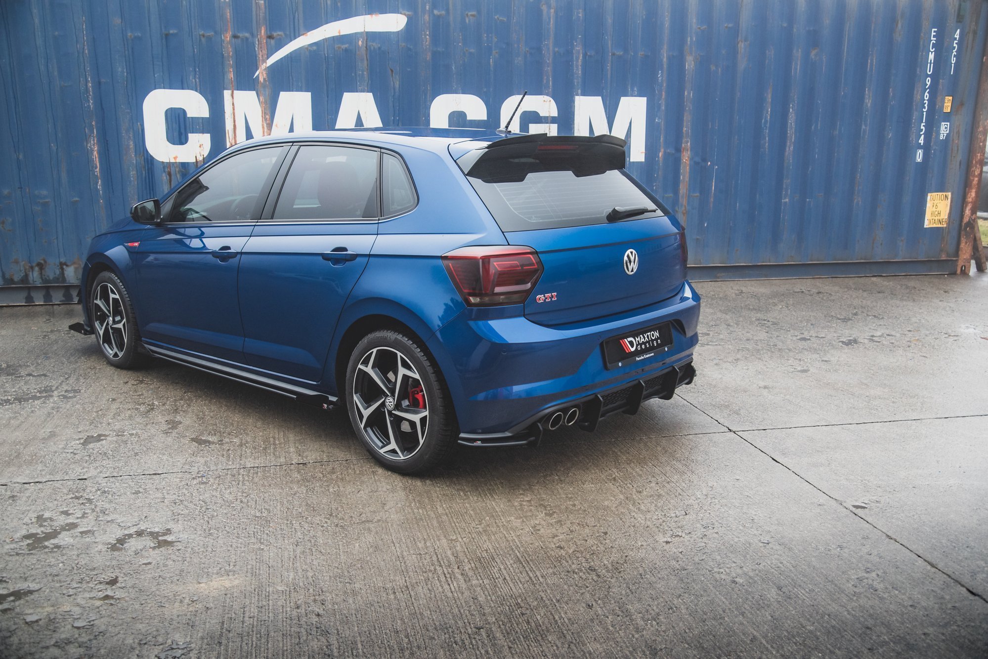 Street Pro Heck Ansatz Diffusor passend für VW Polo GTI Mk6