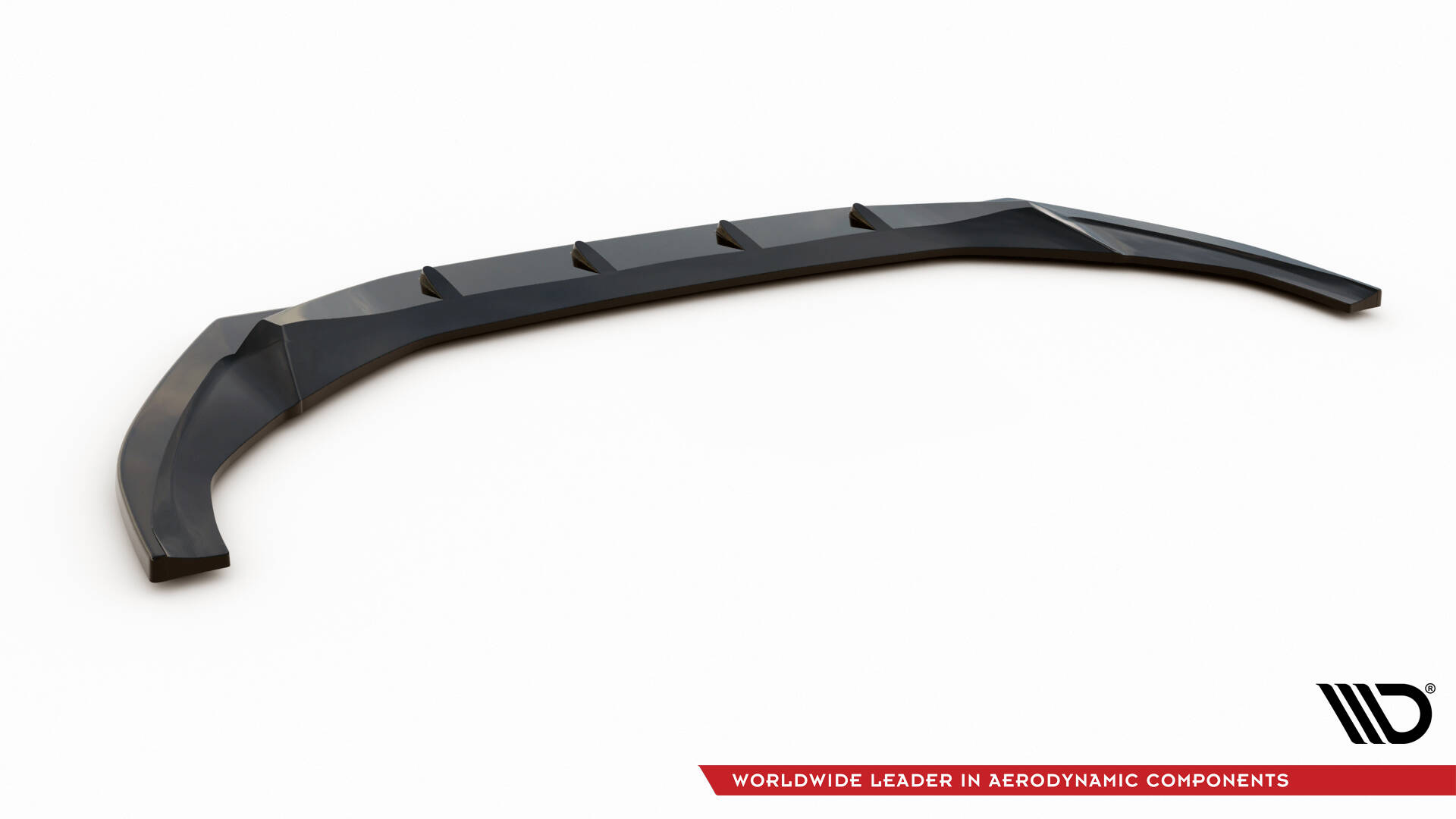 Street+ Spoilerlippe Front Ansatz V.1 passend für Audi S5 / A5 S-Line F5 FL schwarz Hochglanz